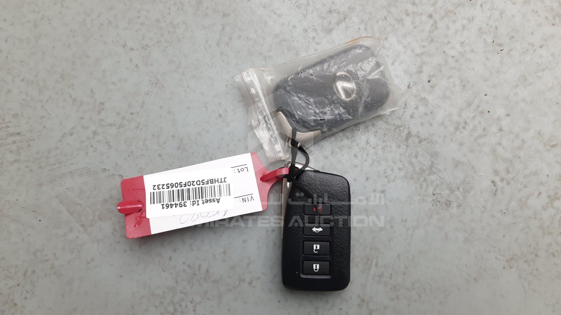 2015 LEXUS IS 250 VIN: JTHBF5D20F5065232