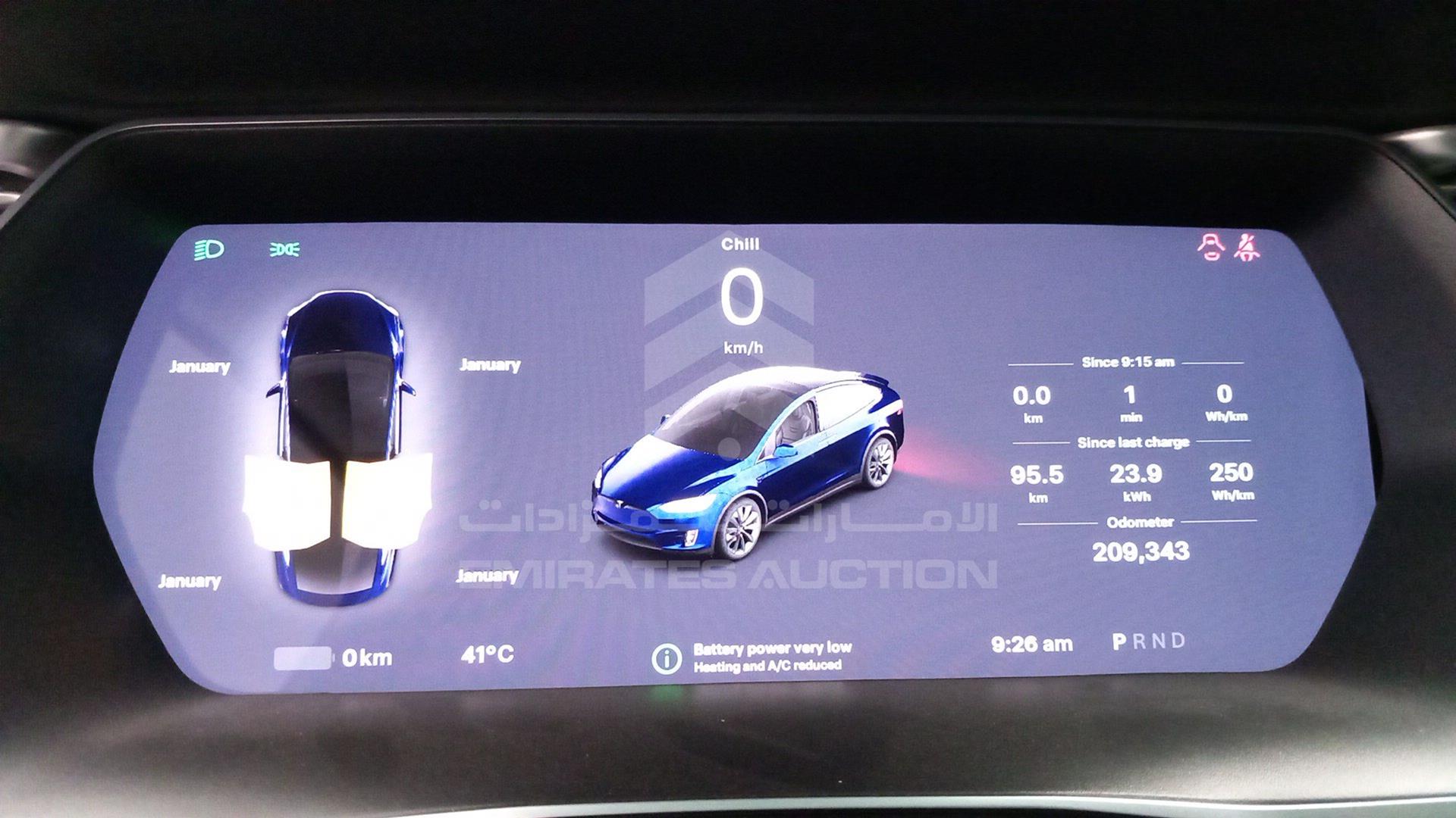 2017 TESLA MODEL X VIN: 5YJXCCE2XHF048989