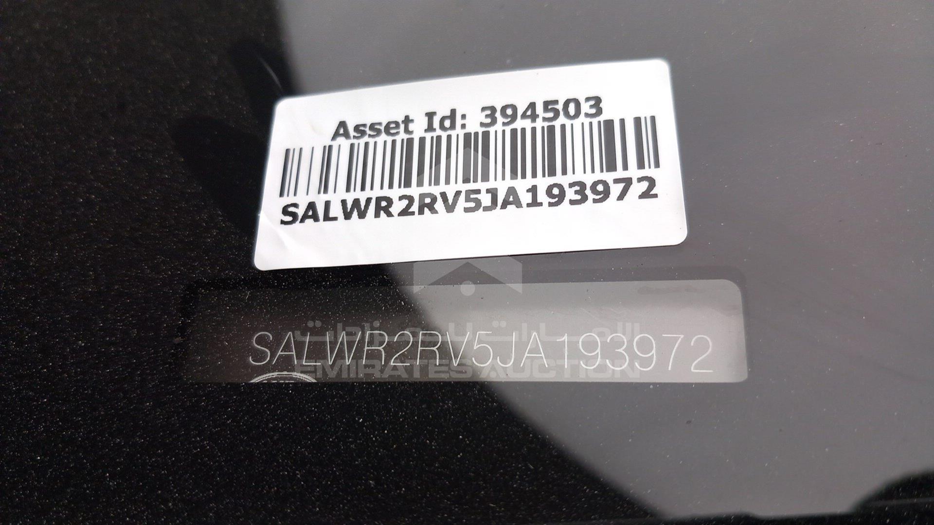 2018 RANGE ROVER SPORT VIN: SALWR2RV5JA193972