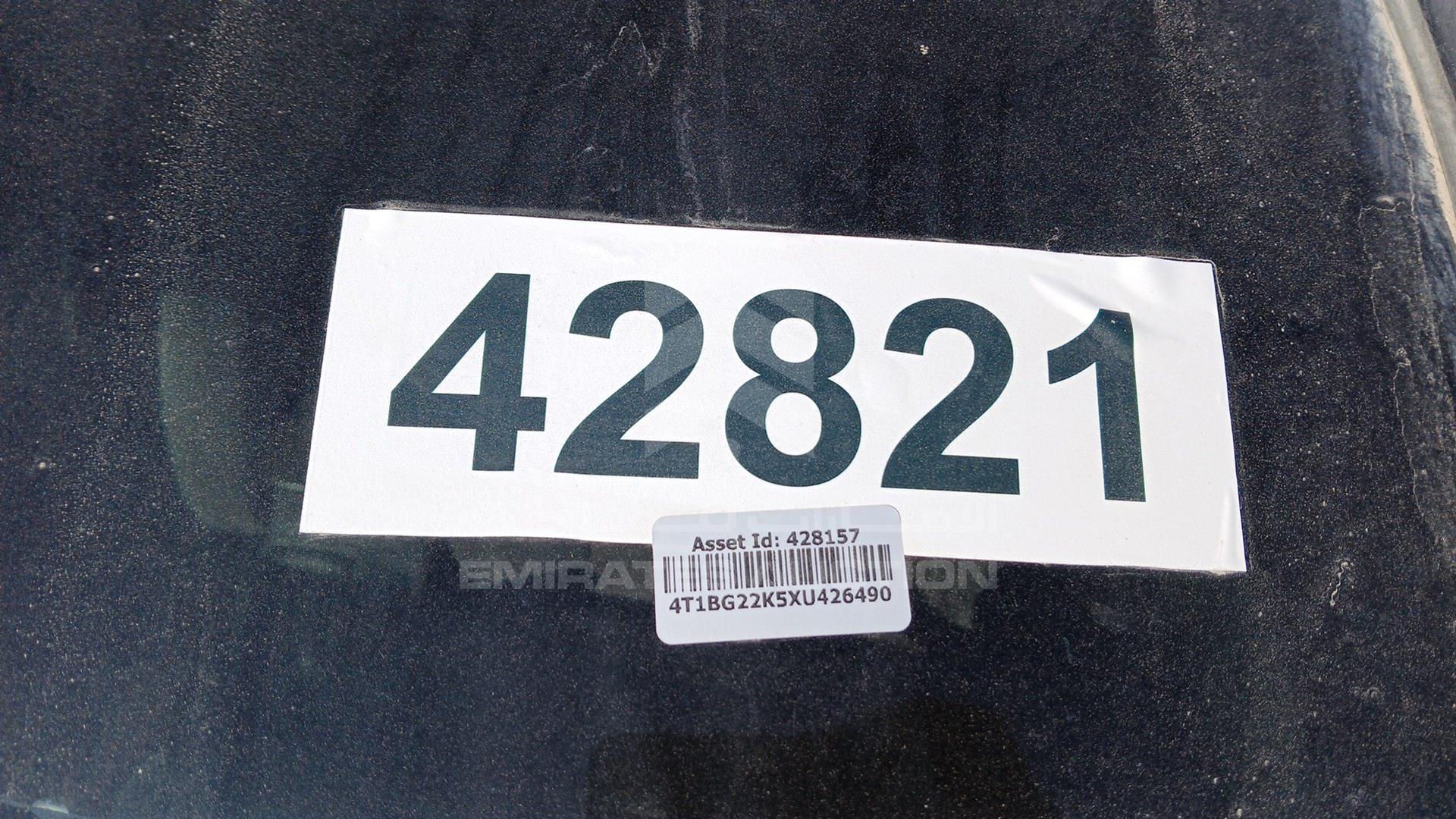 1999 TOYOTA CAMRY VIN: 4T1BG22K5XU426490