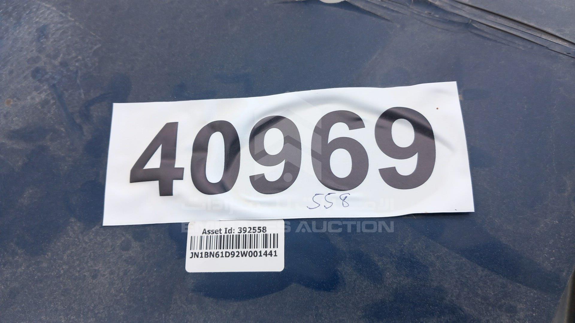 2002 NISSAN SUNNY VIN: JN1BN61D92W001441
