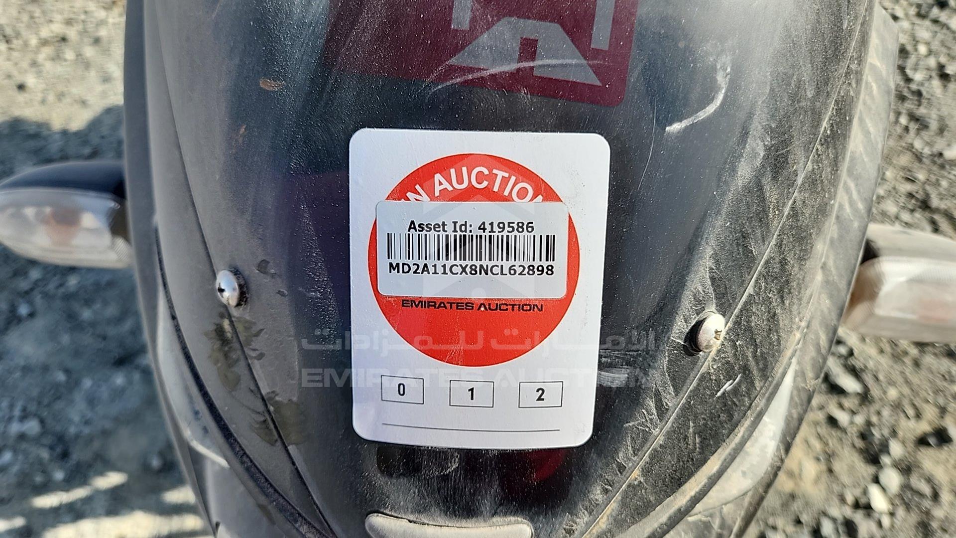2022 BAJAJ 150 CC VIN: MD2A11CX8NCL62898
