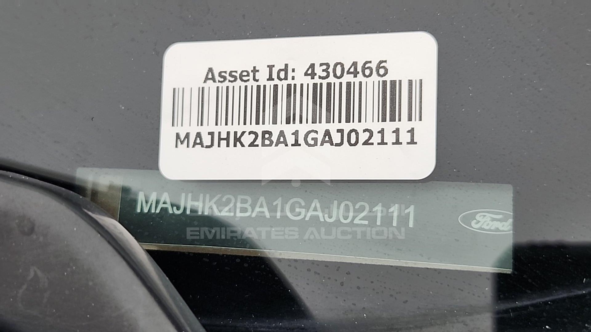 2016 FORD ECOSPORT VIN: MAJHK2BA1GAJ02111