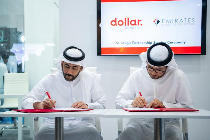 Strategic partnership signed between Dollar UAE and Emirates Roadside Assistance