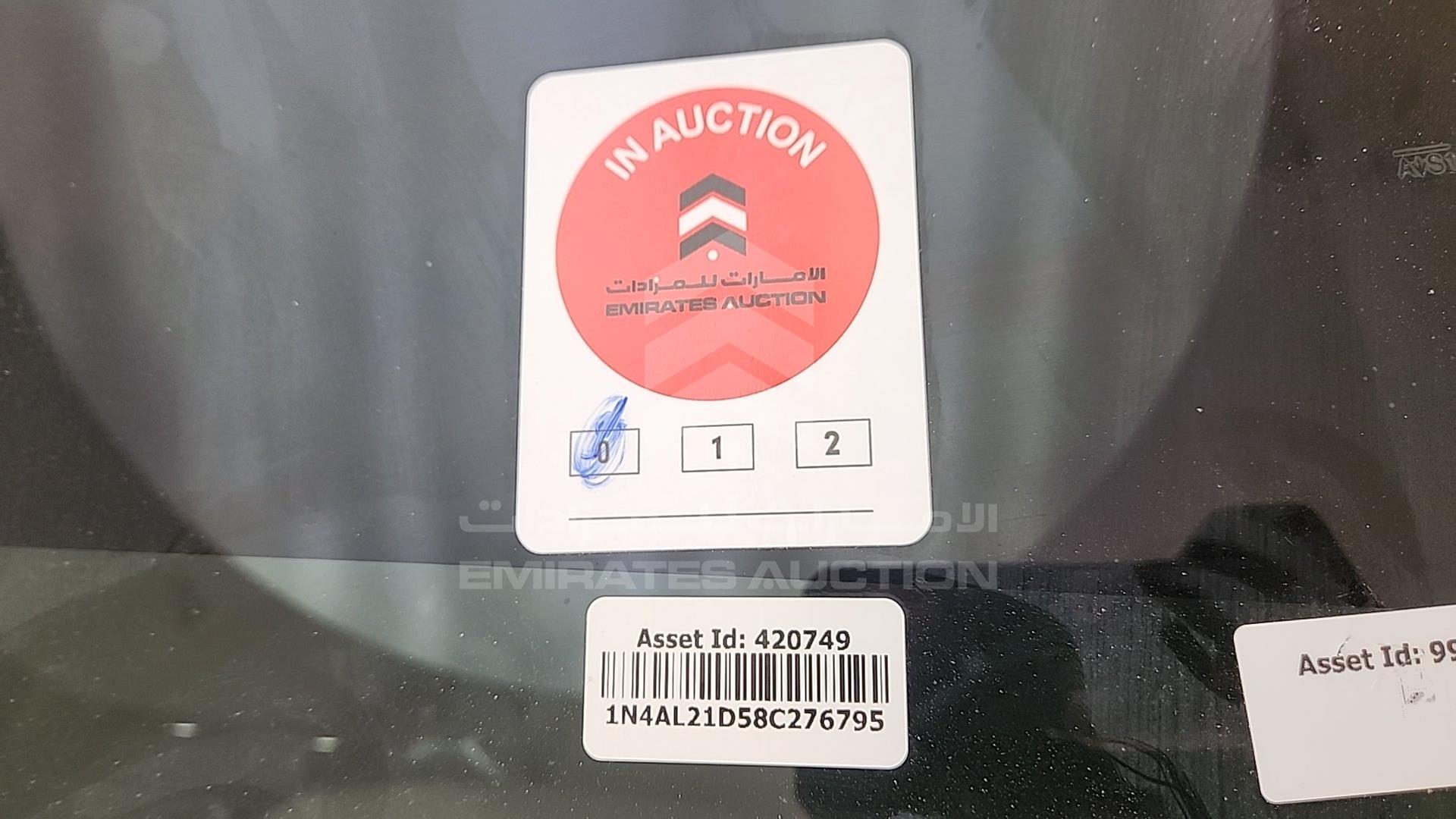 2008 NISSAN ALTIMA VIN: 1N4AL21D58C276795