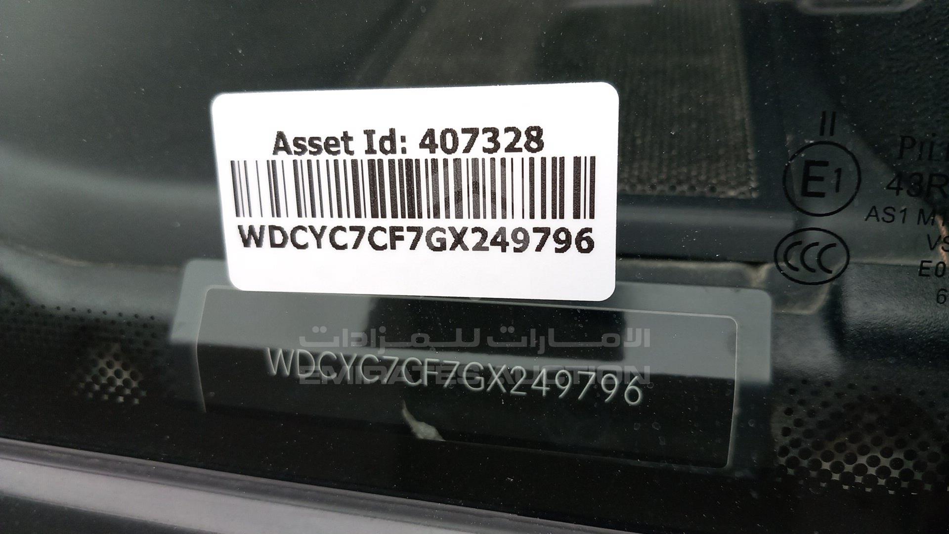 2016 MERCEDES G 63 VIN: WDCYC7CF7GX249796