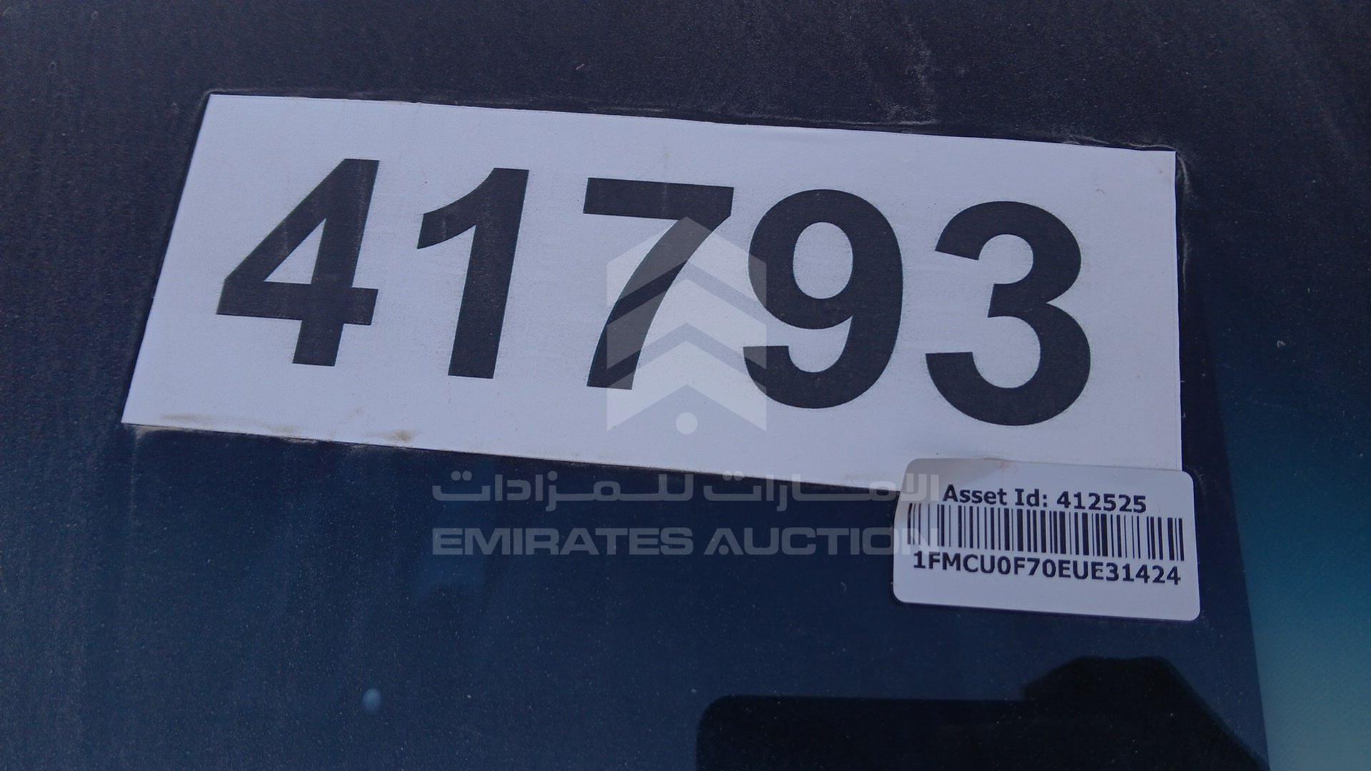 2014 FORD ESCAPE VIN: 1FMCU0F70EUE31424