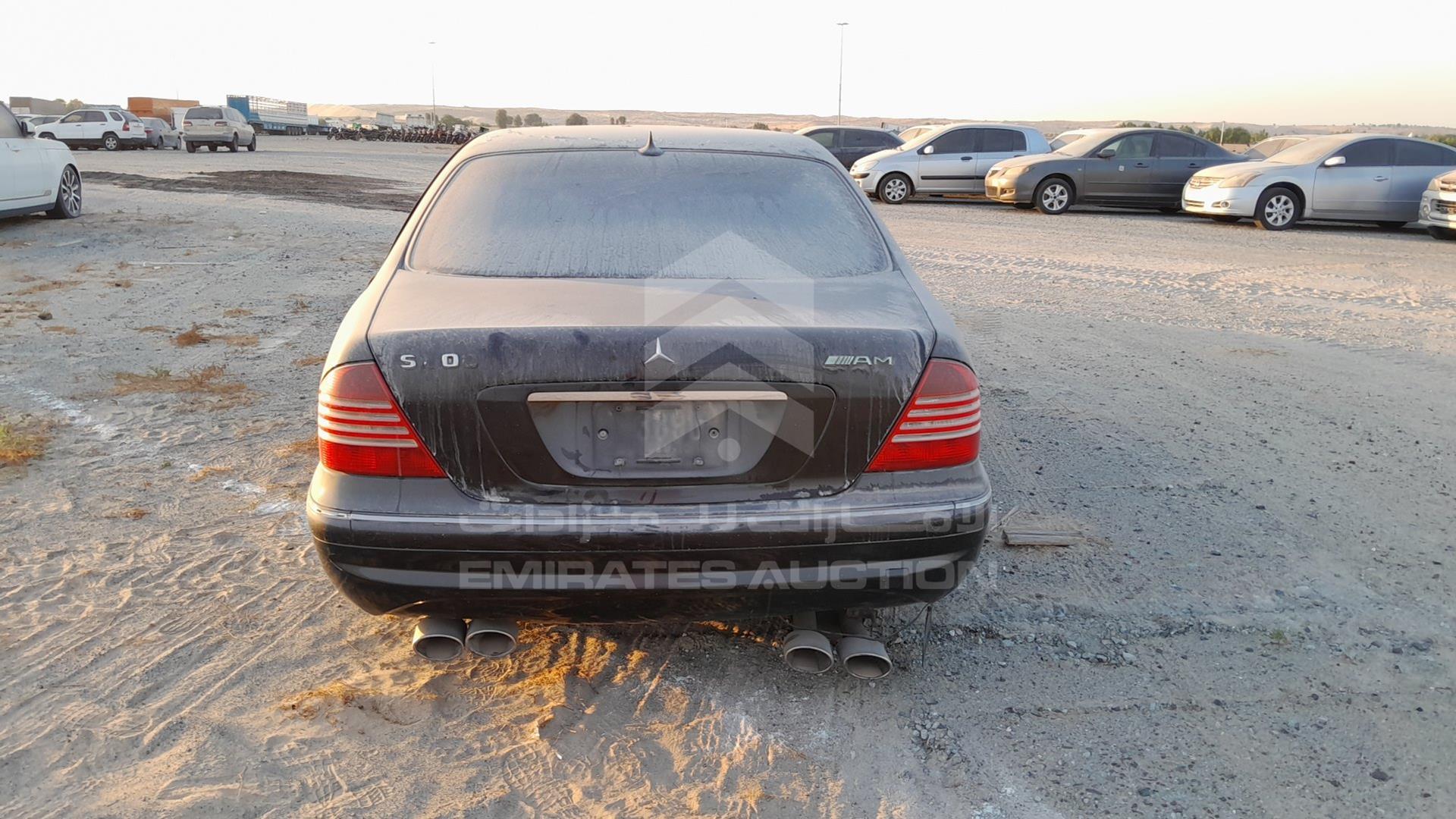 2002 MERCEDES S 500 VIN: WDB2201781A295978