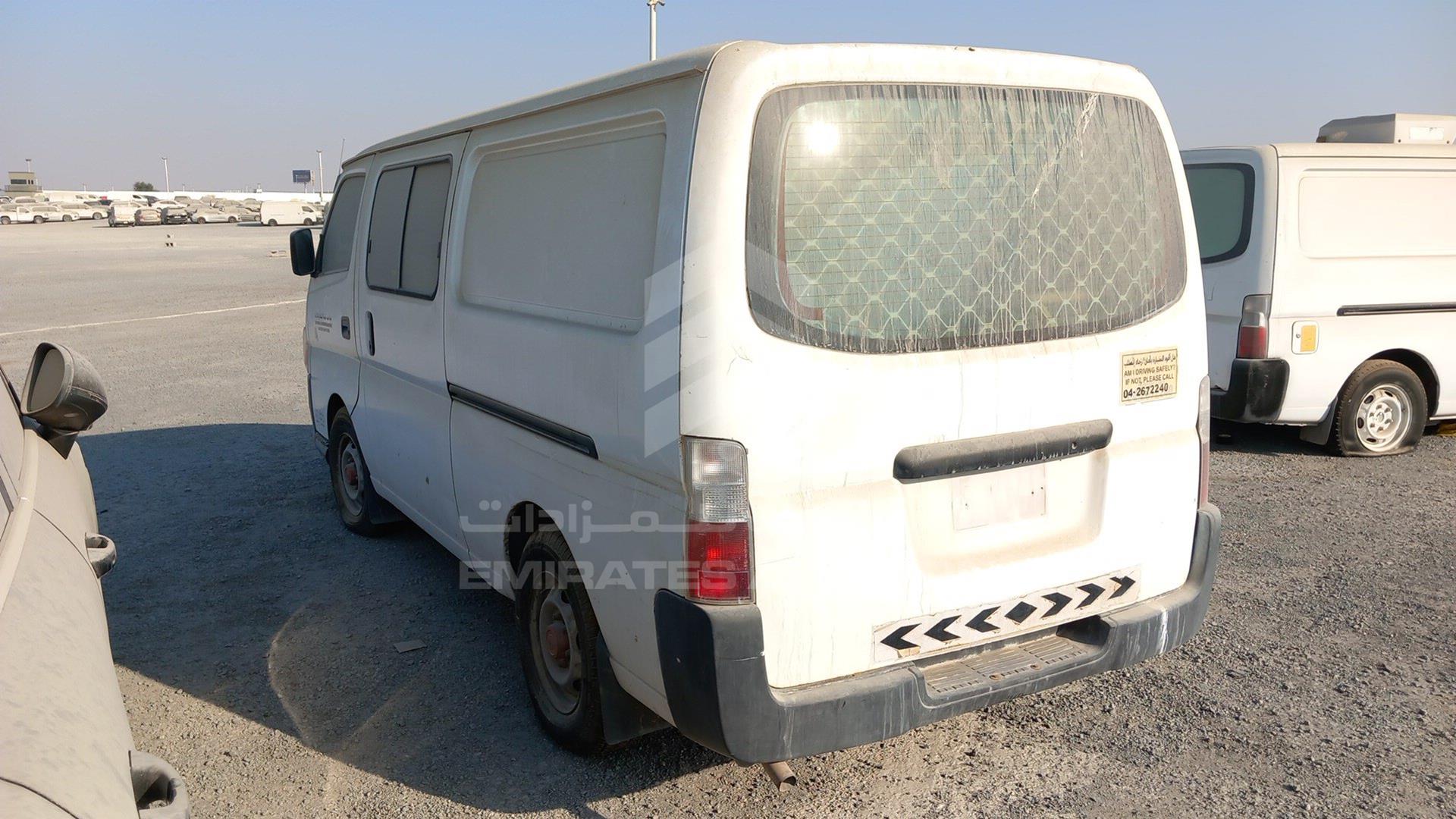 2007 NISSAN URVAN VIN: JN6FE52S27X422051