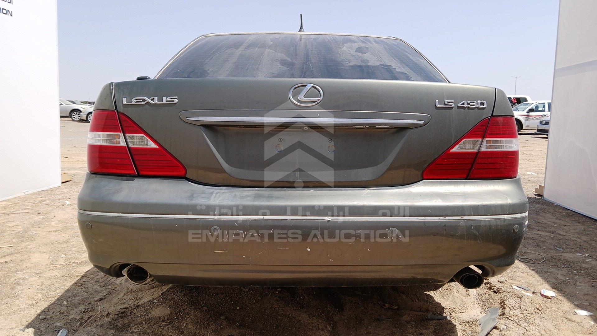 2005 LEXUS LS 430 VIN: JTHBN36F755018608