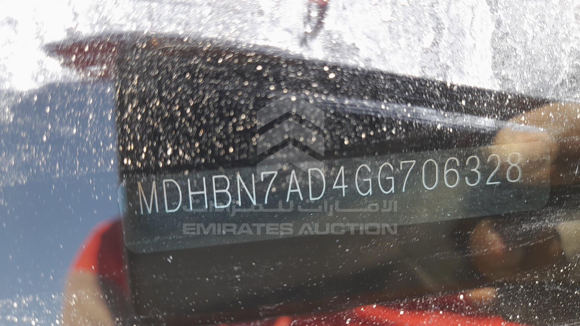 2016 NISSAN SUNNY VIN: MDHBN7AD4GG706328