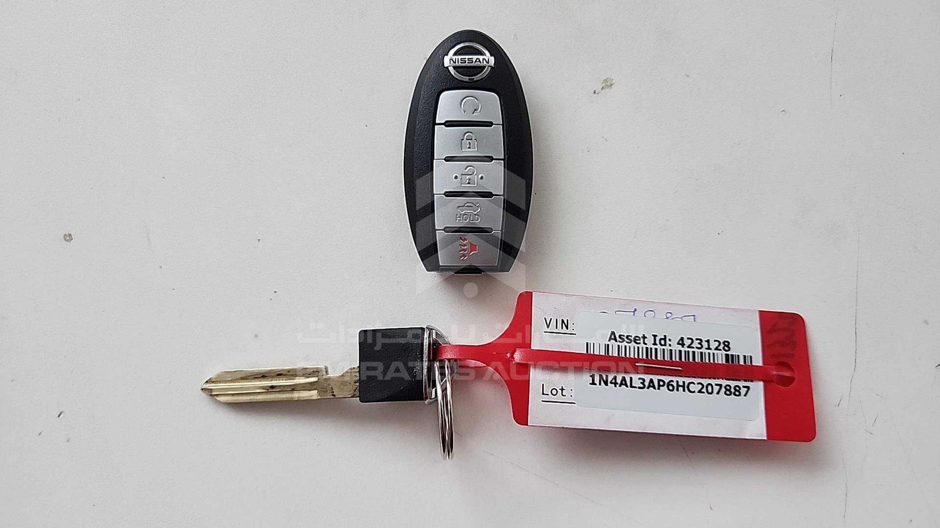 2017 NISSAN ALTIMA VIN: 1N4AL3AP6HC207887