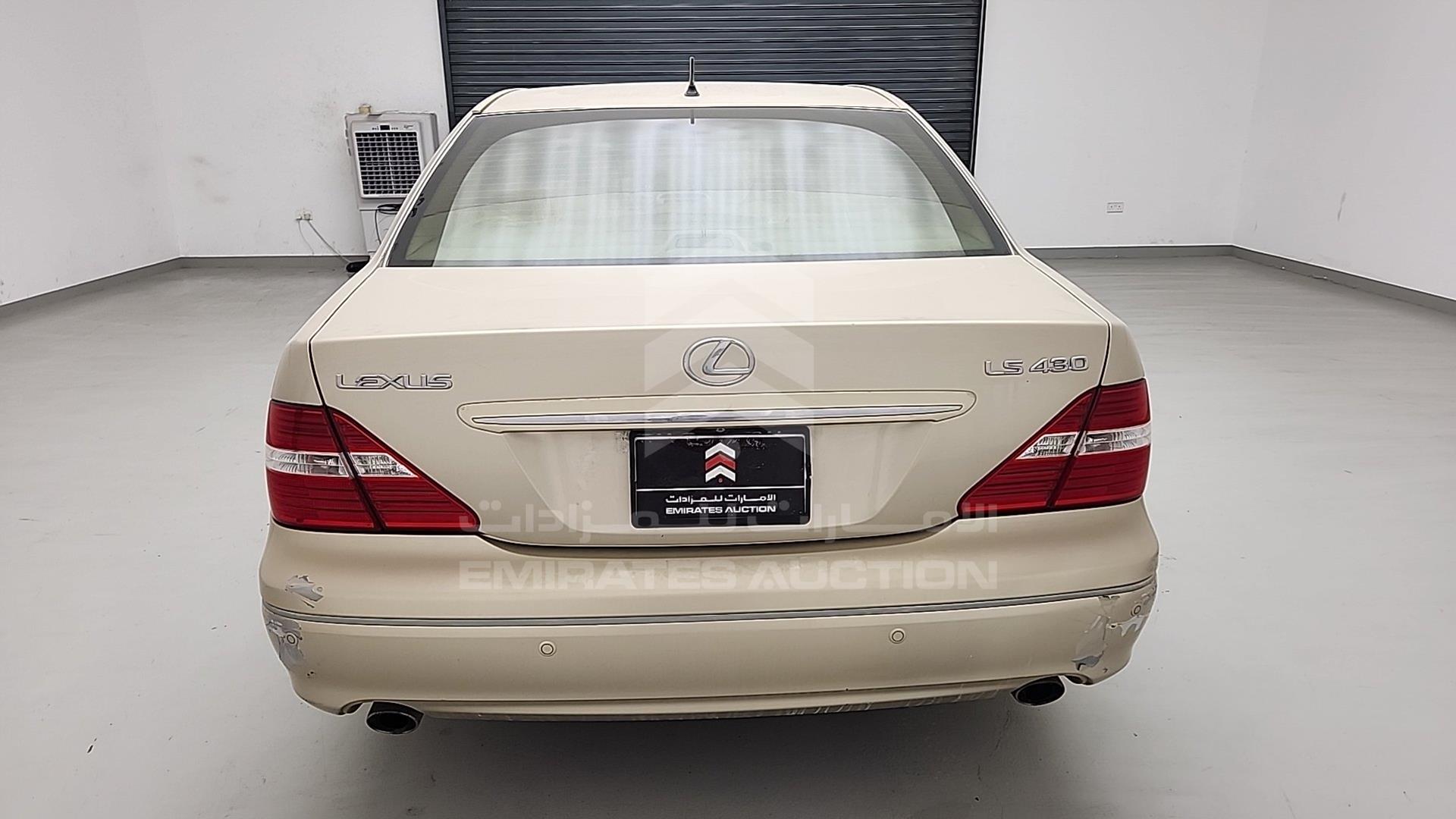 2006 LEXUS LS 430 VIN: JTHBN36F965036027