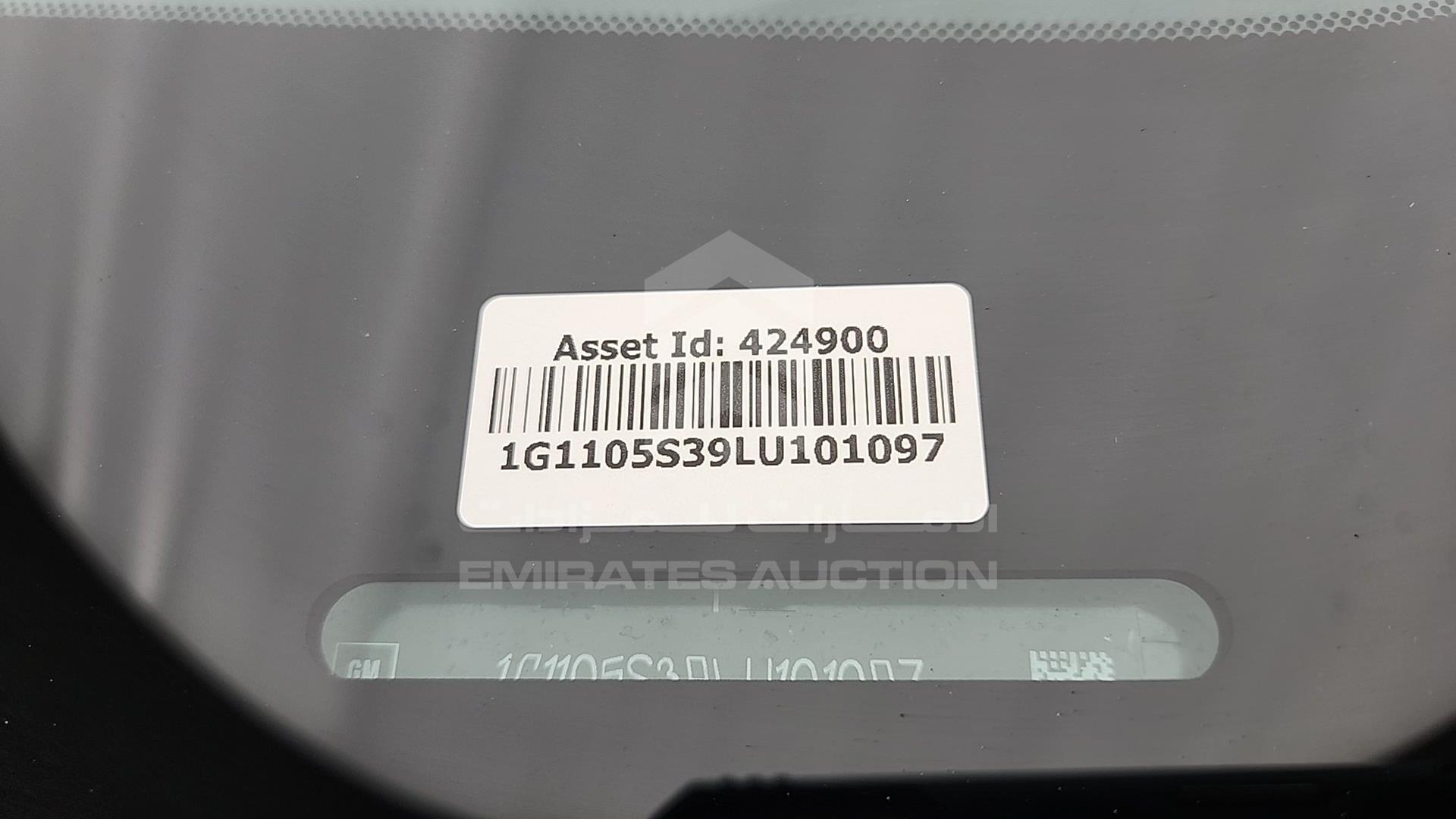 2020 CHEVROLET IMPALA VIN: 1G1105S39LU101097