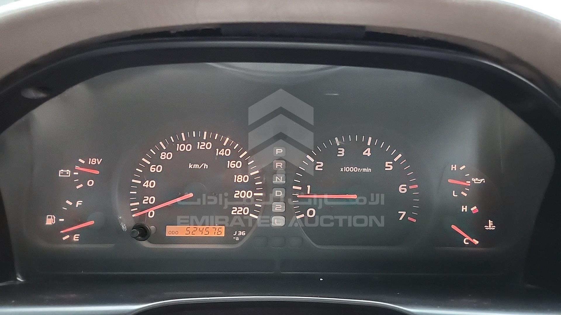 2001 TOYOTA LAND CRUISER VIN: JTEHT05J012009553