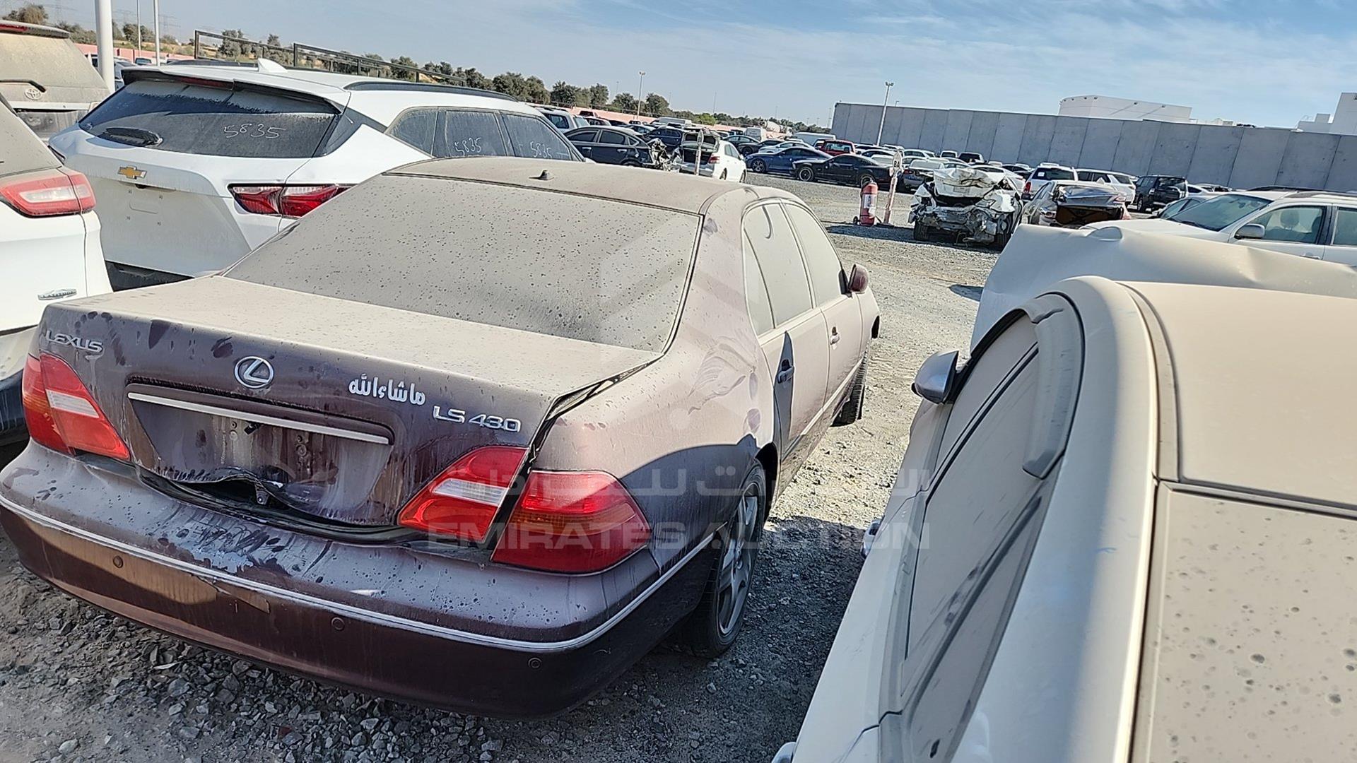 2001 LEXUS LS 430 VIN: JTHBN30F510007414