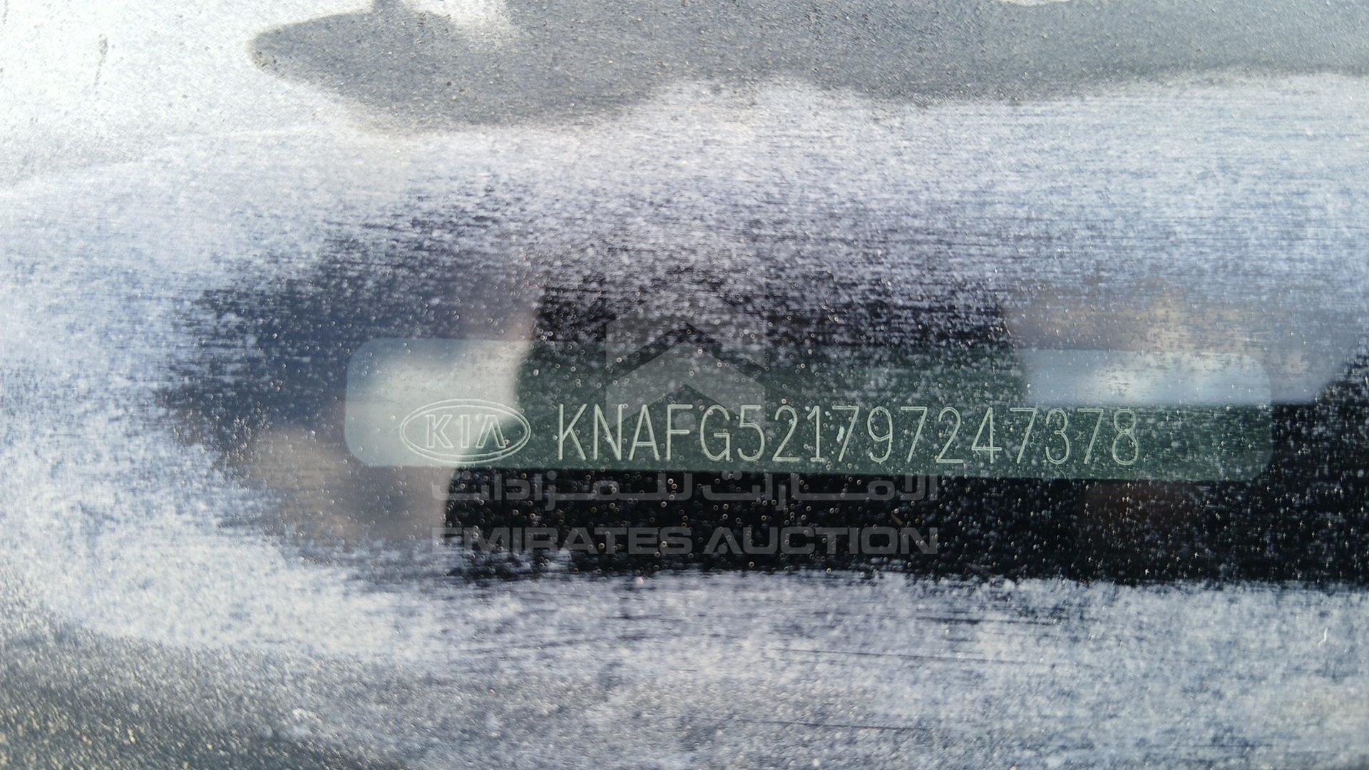 2009 KIA CARENS VIN: KNAFG521797247378