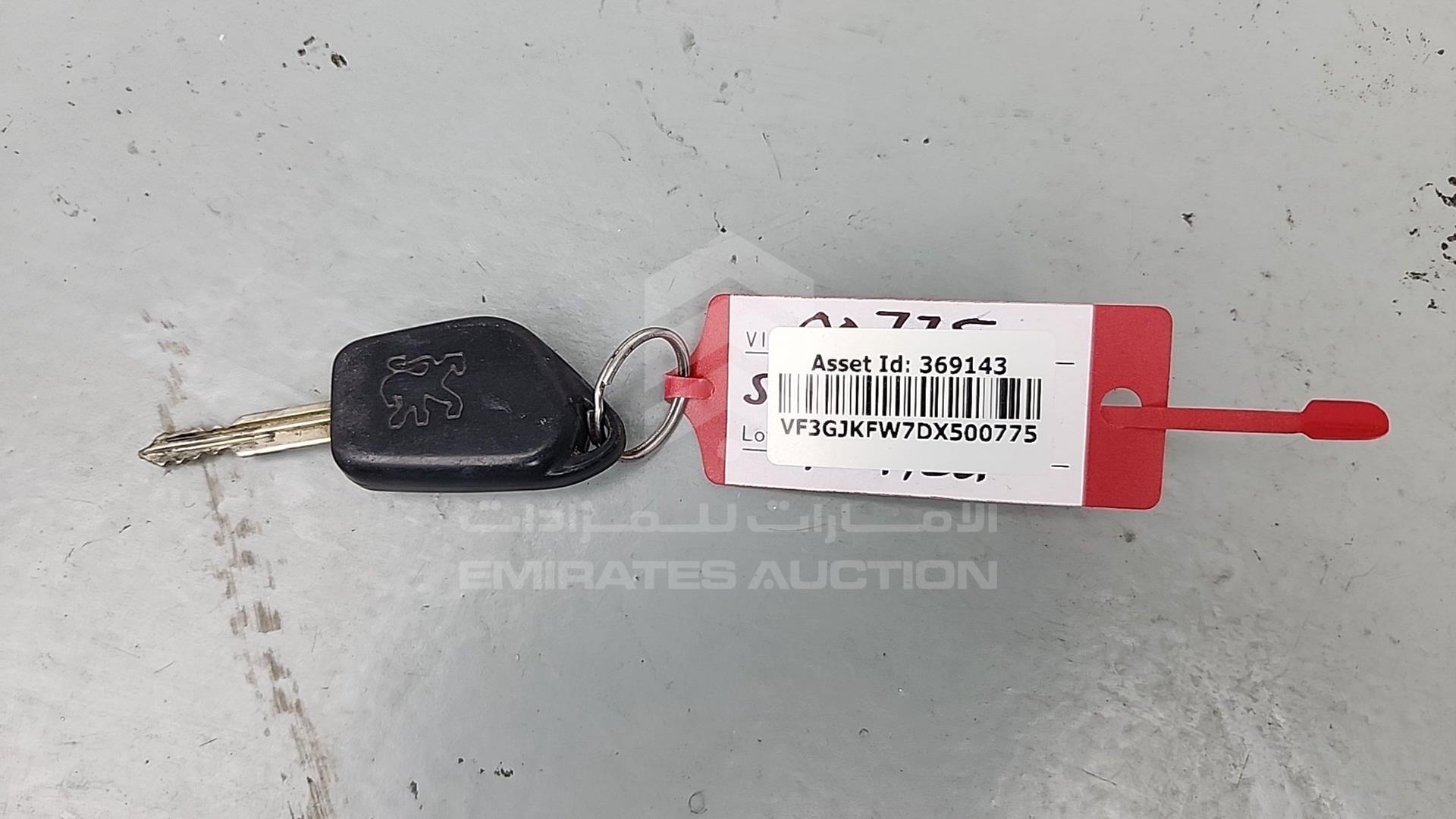 2013 PEUGEOT PARTNER VIN: VF3GJKFW7DX500775