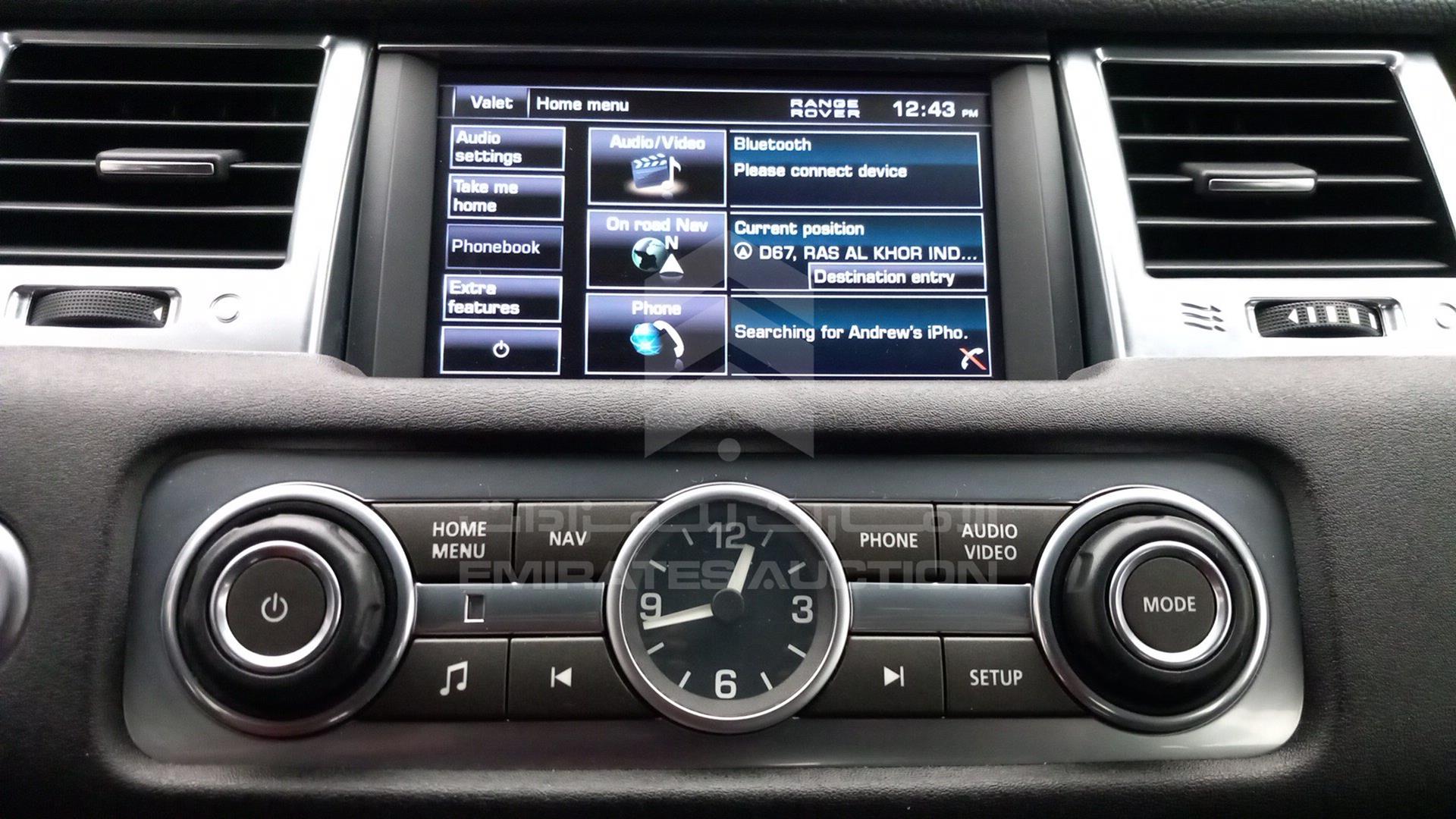 2012 RANGE ROVER SPORT VIN: SALLSAAD4CA750799