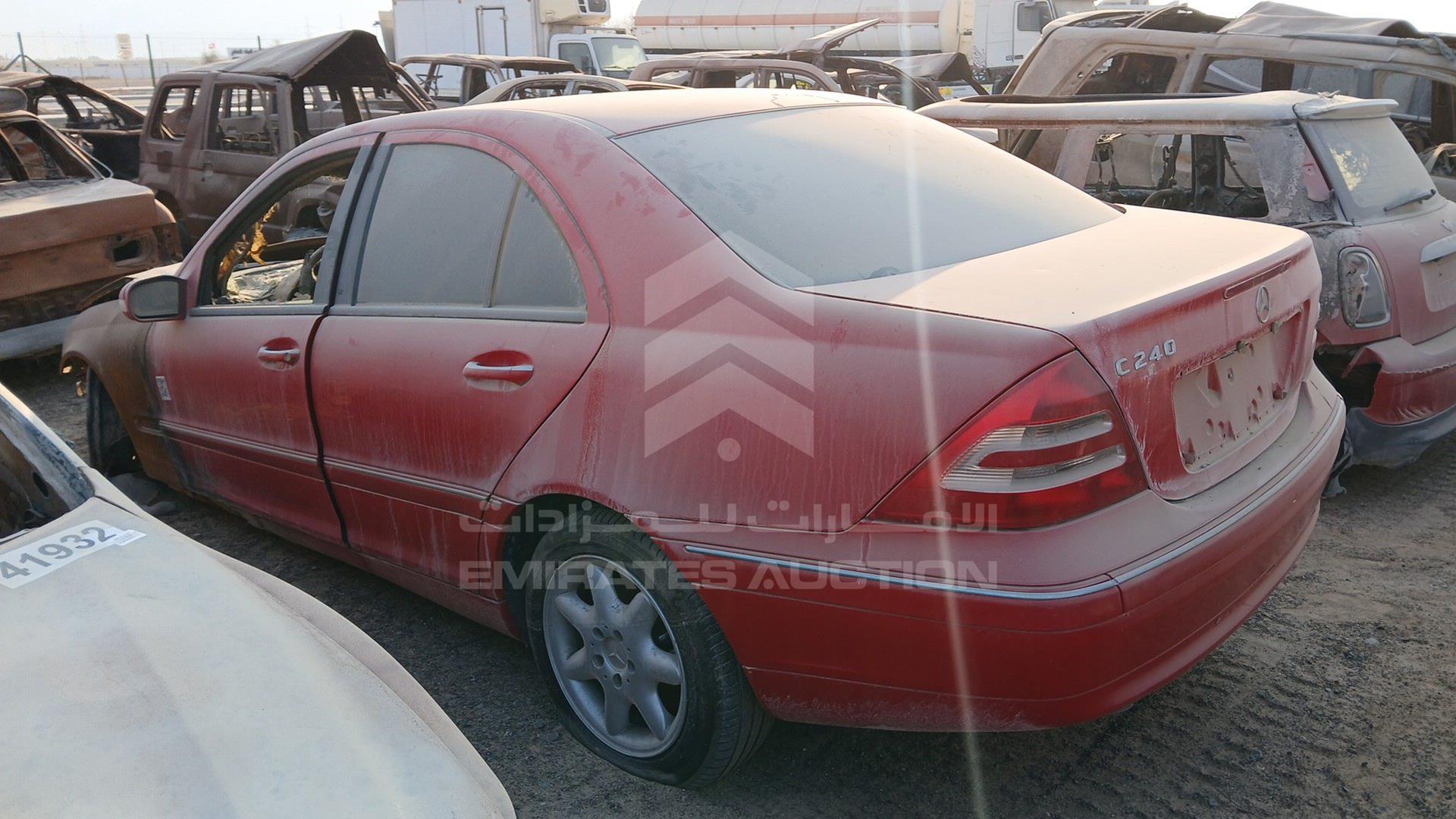 2001 MERCEDES C 240 VIN: WDB2030611F077870
