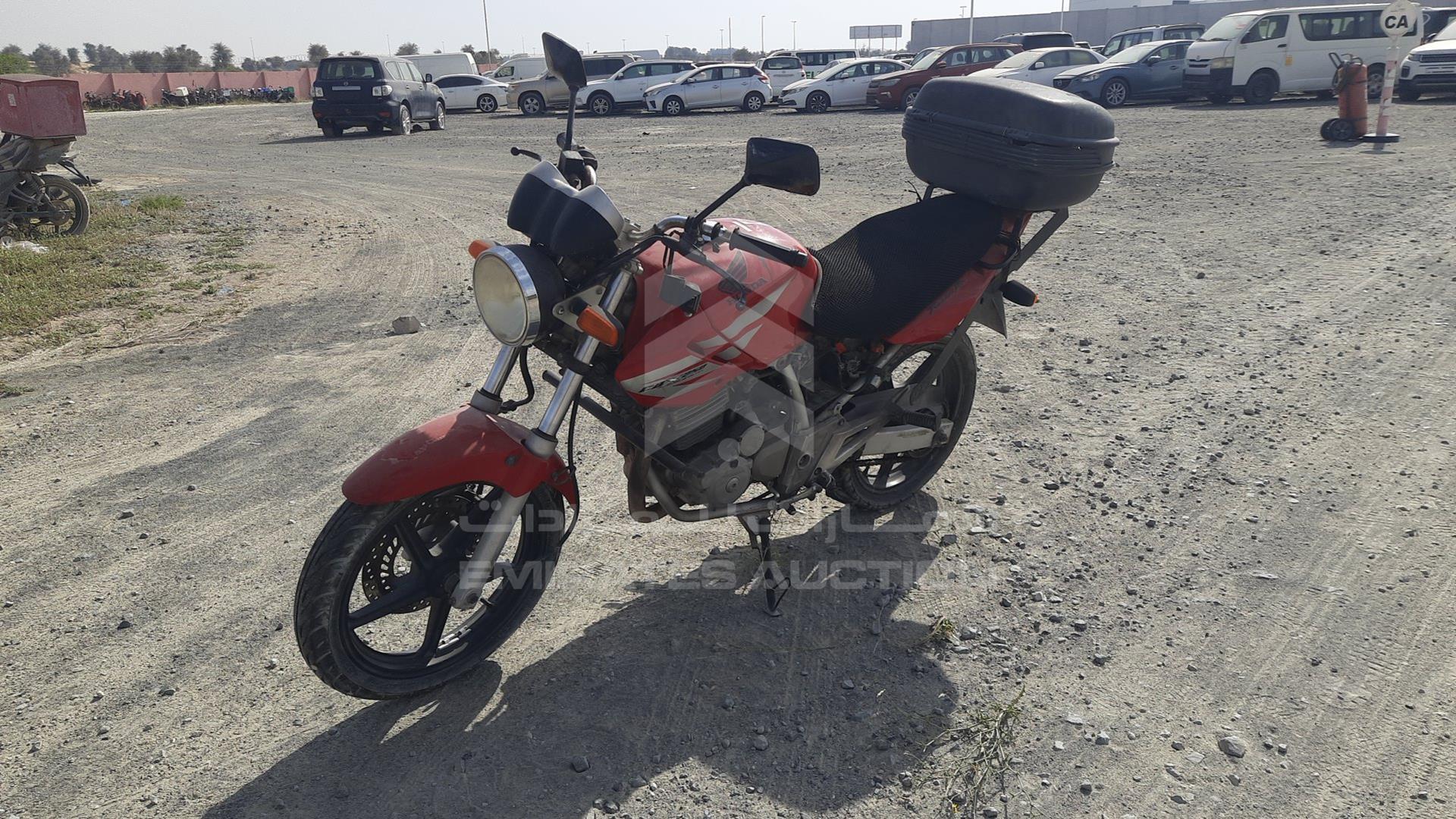 2011 HONDA CBX 250 TWISTER VIN: 9C2MC3503BR354235