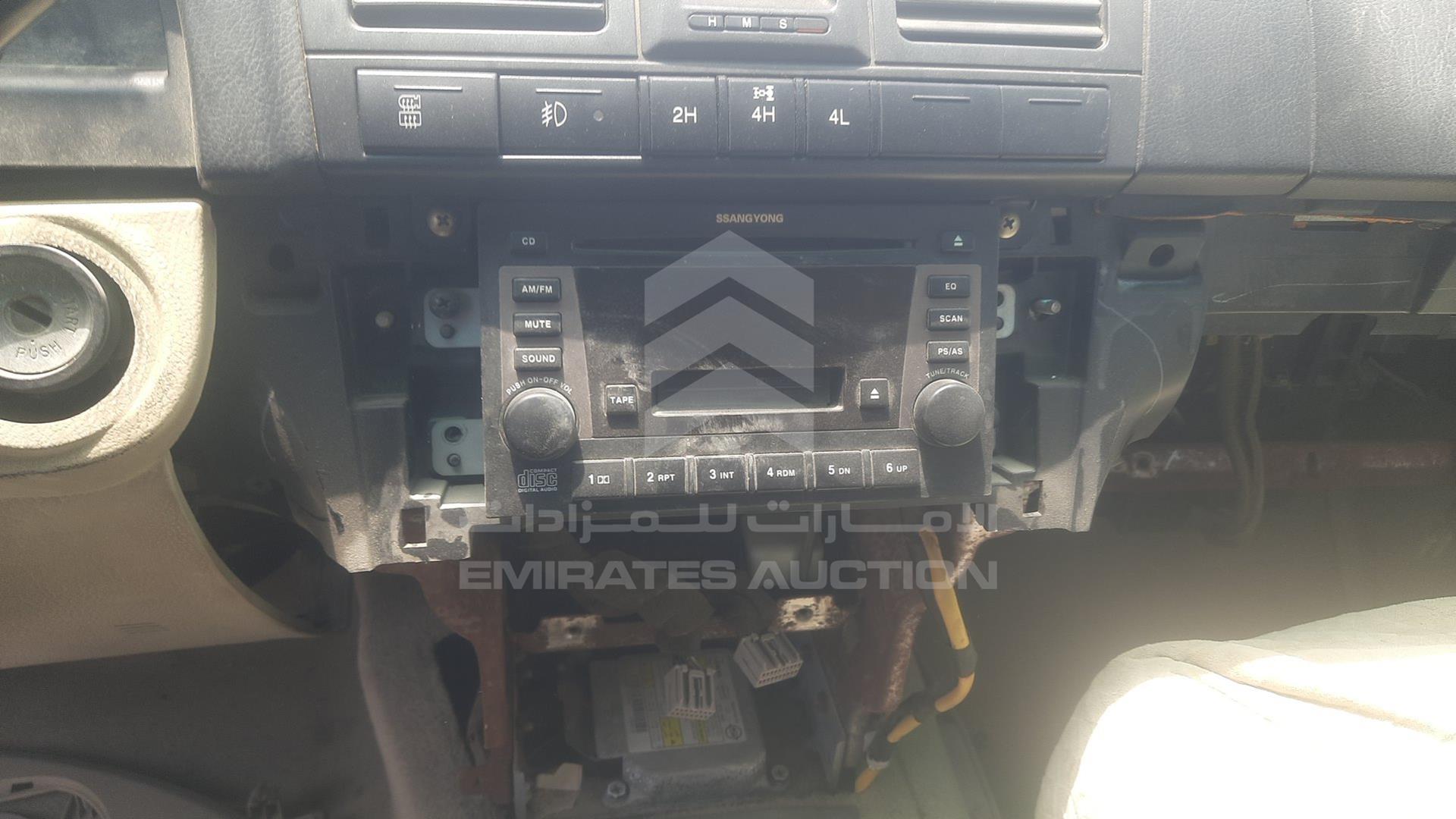 2005 SSANGYONG REXTON VIN: KPTG0B1955P156821