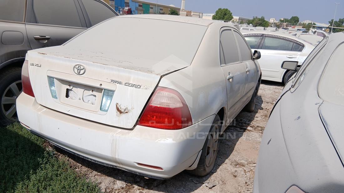 2005 Toyota Corolla - Scrap without document — Rear Right Angle — Photo 10