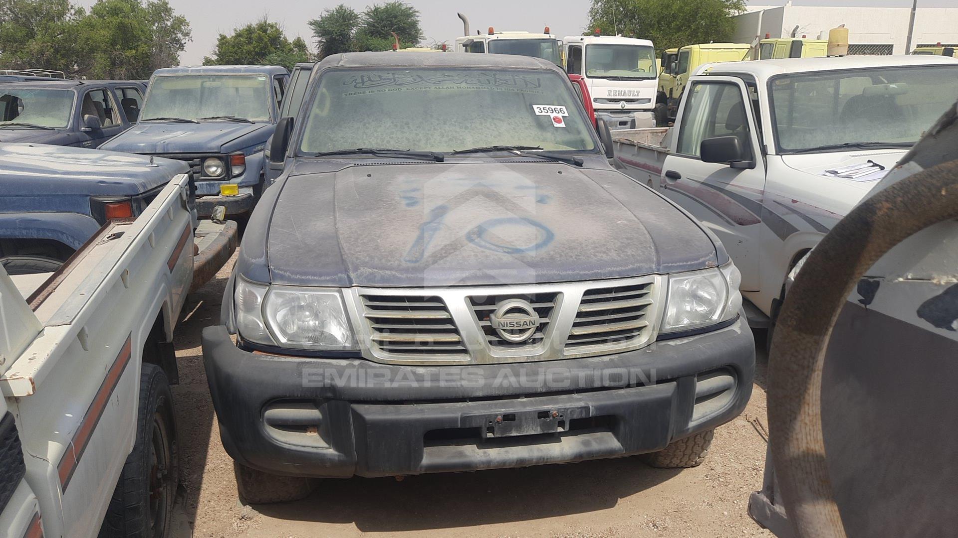 2002 NISSAN PATROL VIN: JN6CY11Y62X445074