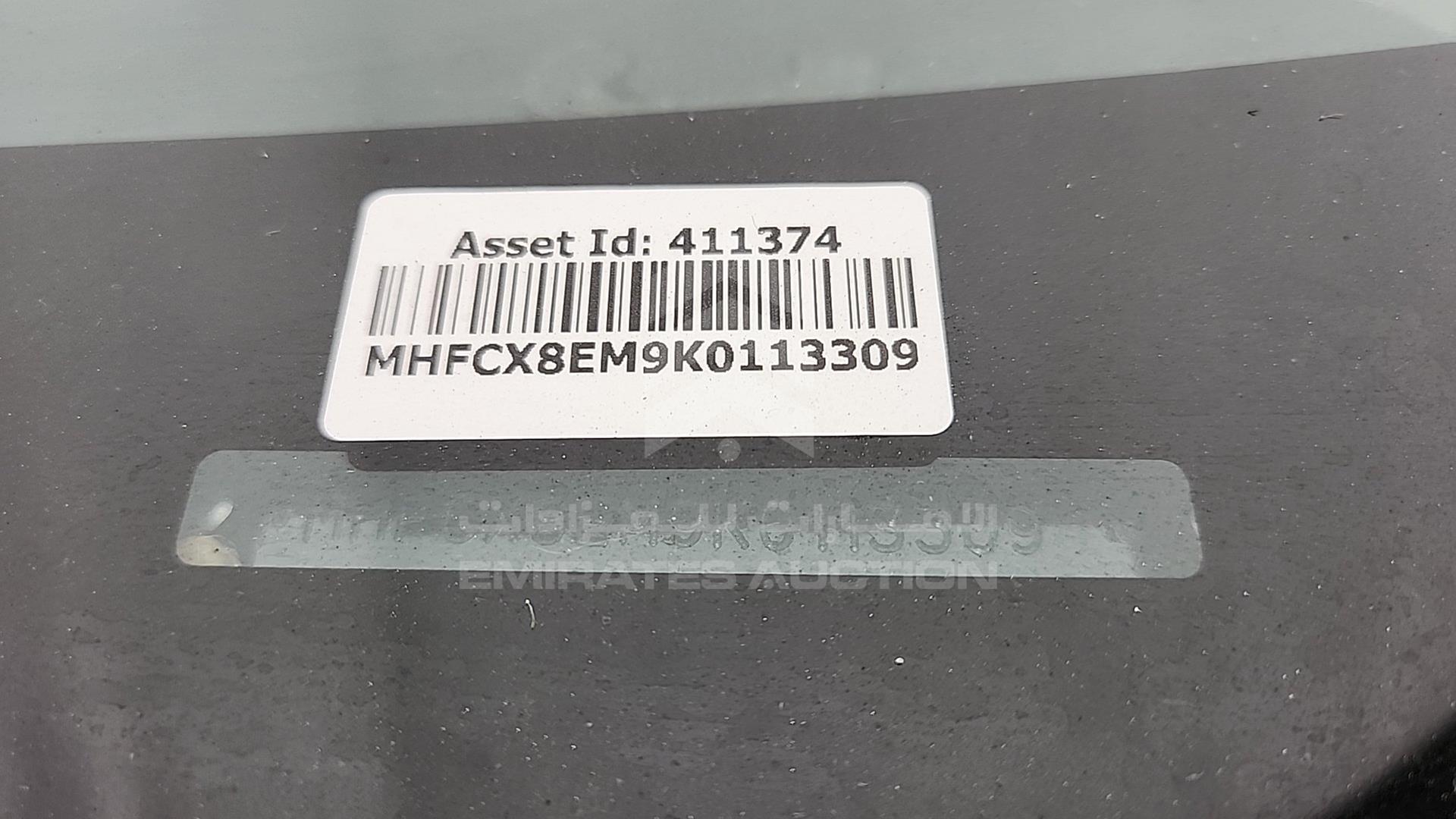 2019 TOYOTA INNOVA VIN: MHFCX8EM9K0113309