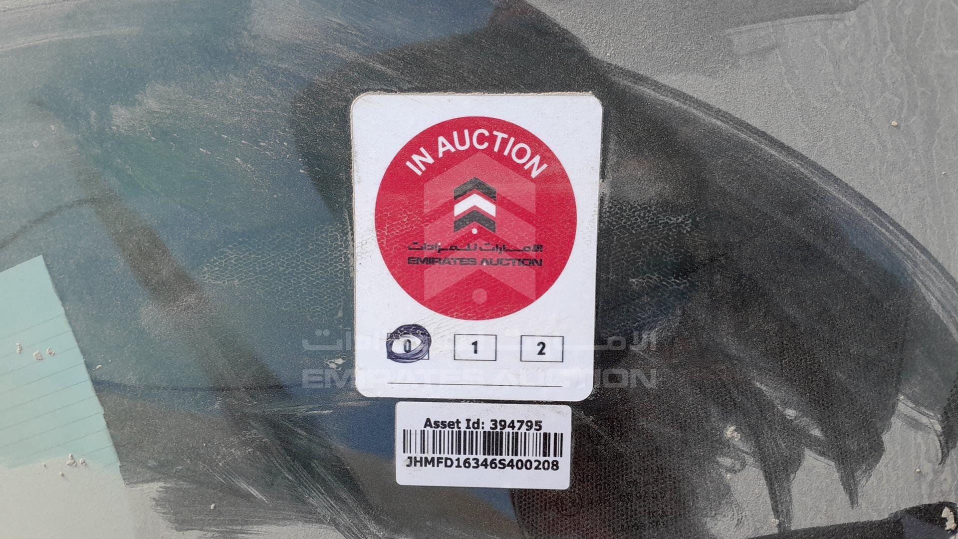 2006 HONDA CIVIC VIN: JHMFD16346S400208