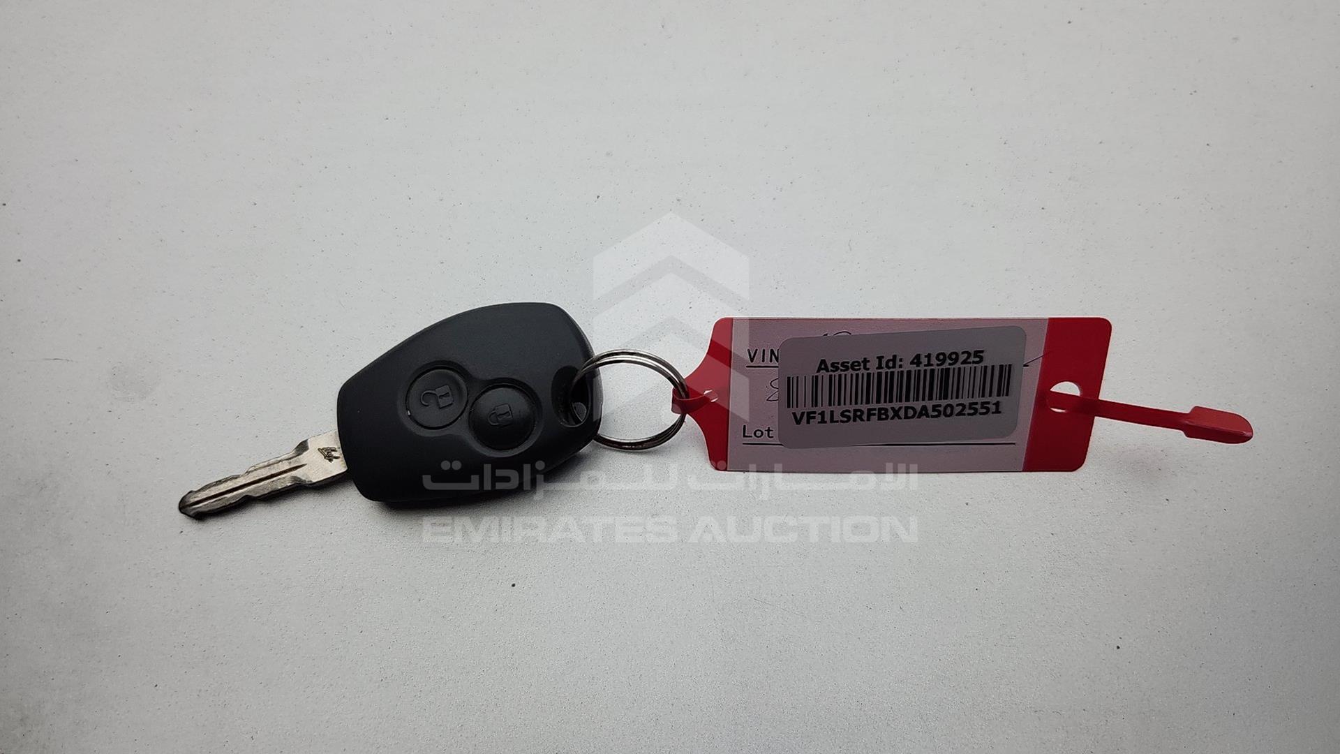 2013 RENAULT LOGAN VIN: VF1LSRFBXDA502551