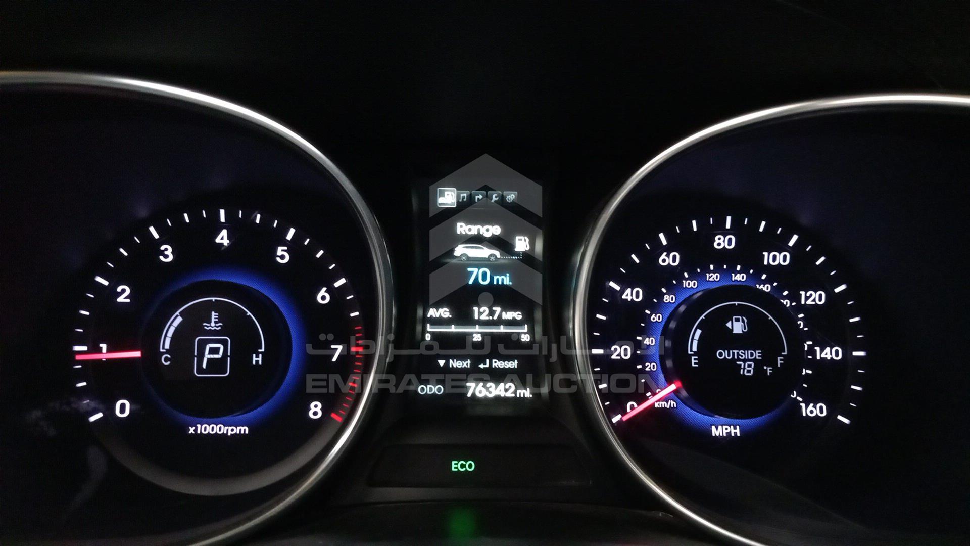 2015 HYUNDAI SANTA FE VIN: KM8SR4HFXFU097218
