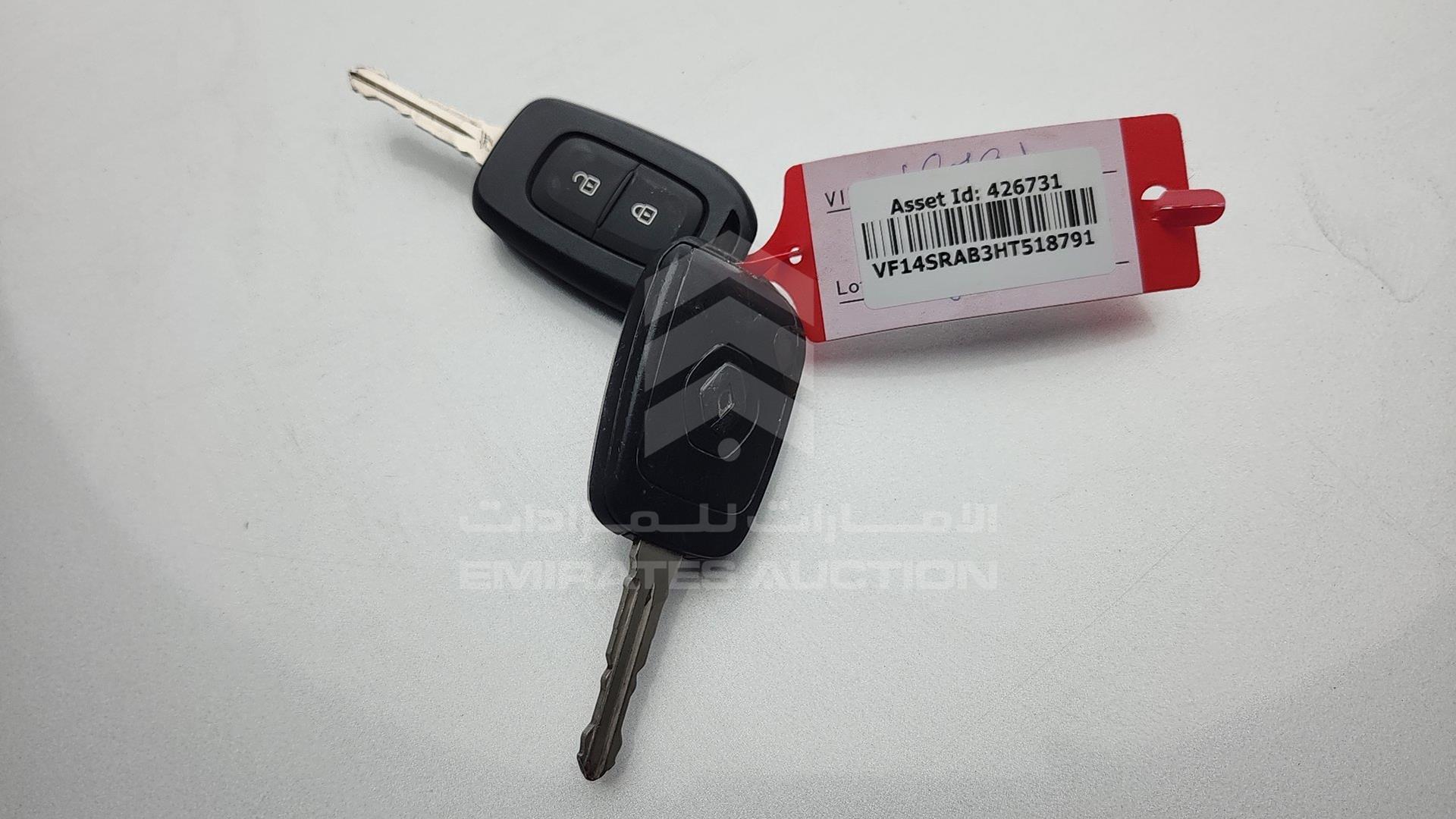 2017 RENAULT SYMBOL VIN: VF14SRAB3HT518791