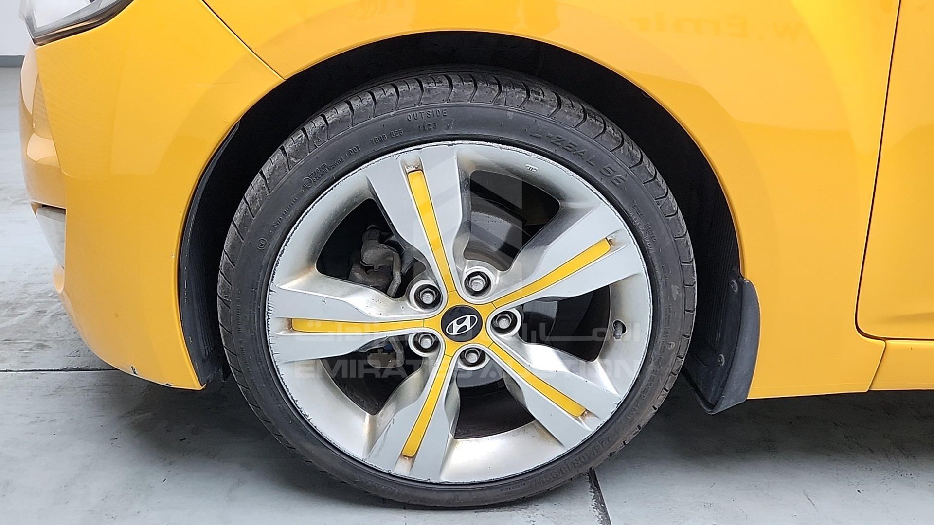 2013 HYUNDAI VELOSTER VIN: KMHTC61C9DU125671