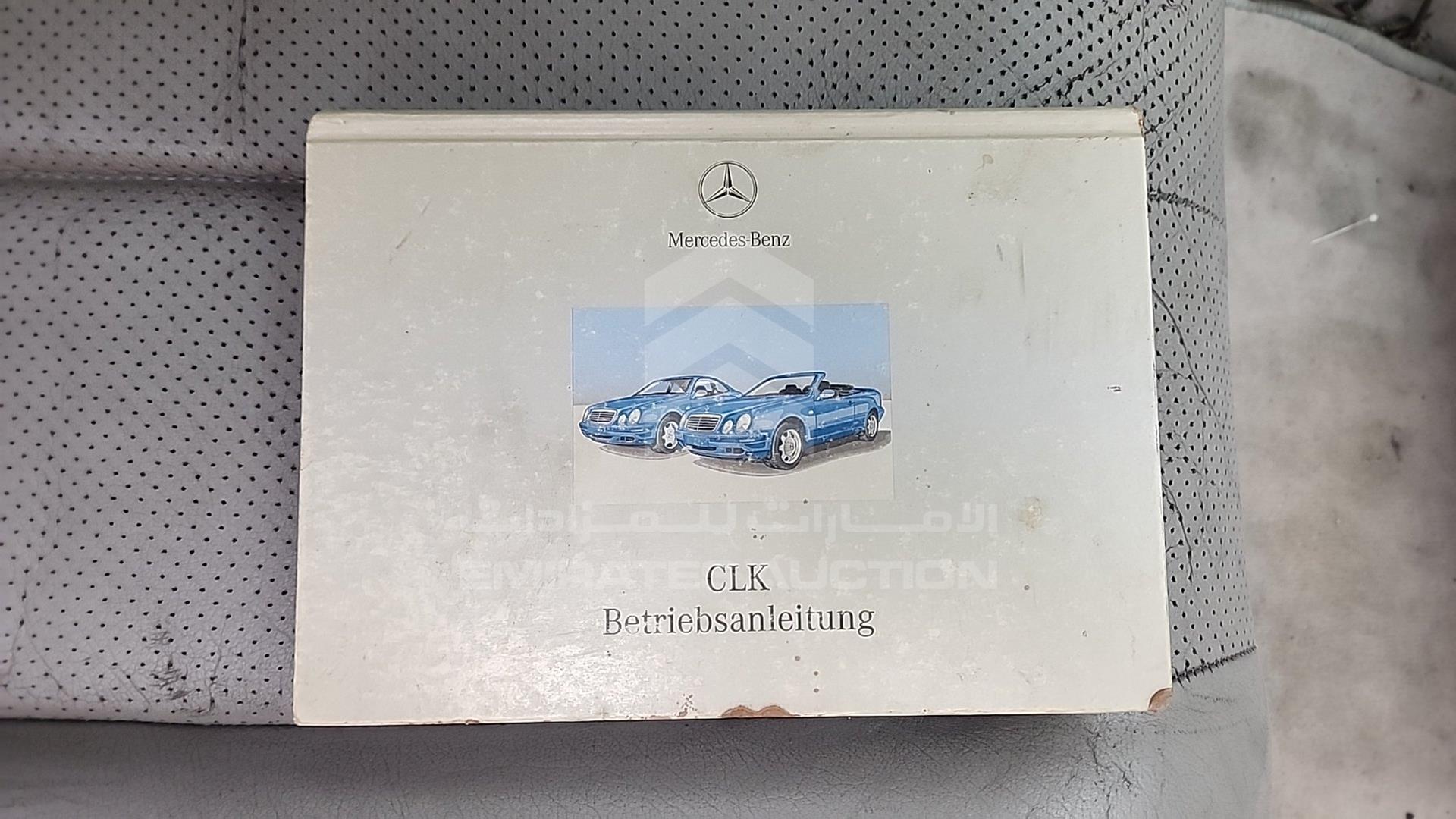 1999 MERCEDES CLK 230 VIN: WDB2083471F055560