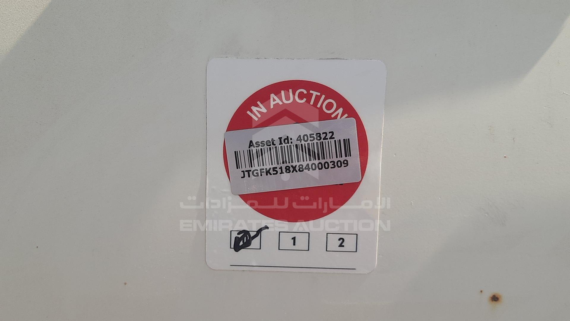 2008 TOYOTA COASTER VIN: JTGFK518X84000309