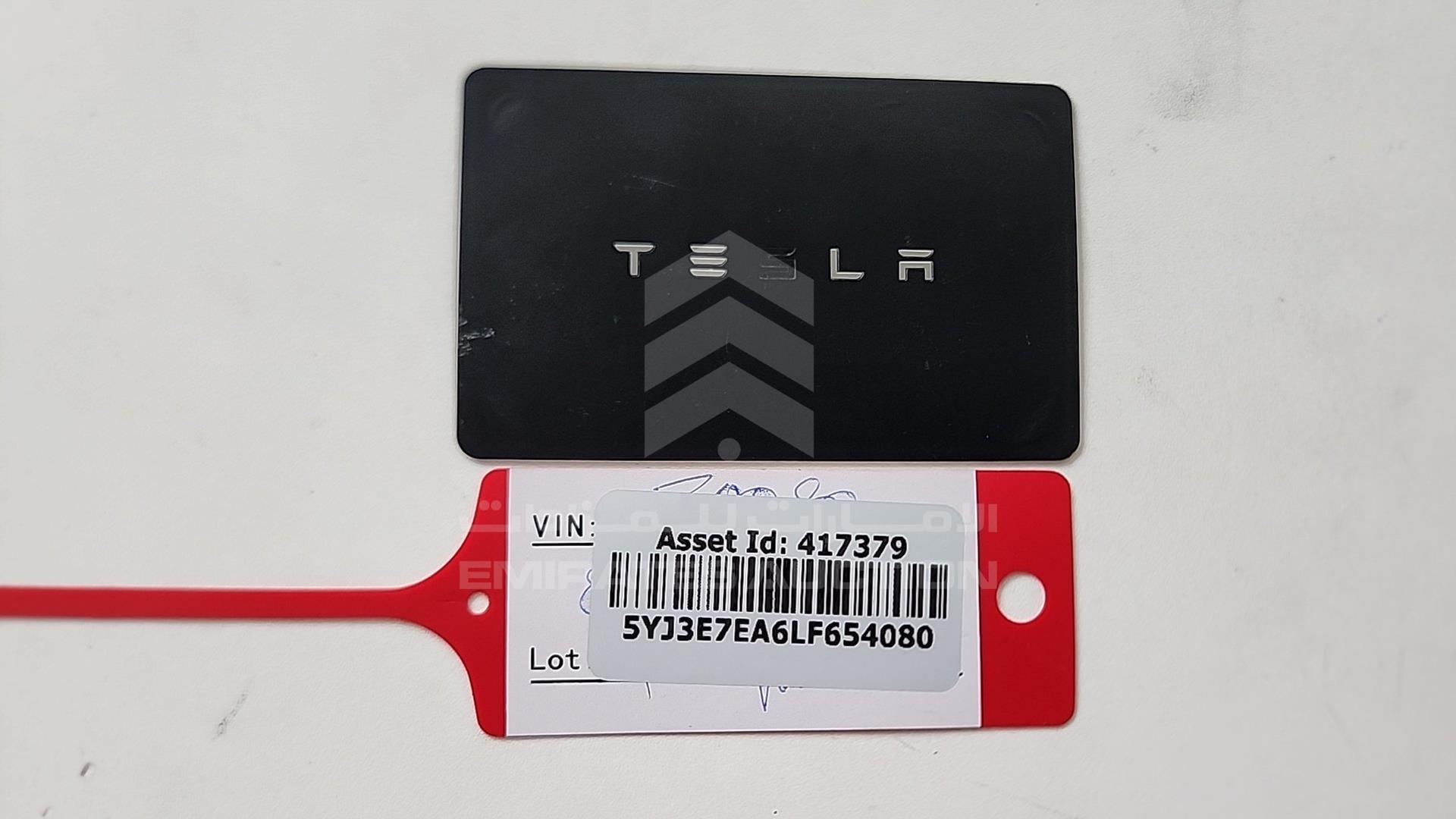 2020 TESLA MODEL 3 VIN: 5YJ3E7EA6LF654080