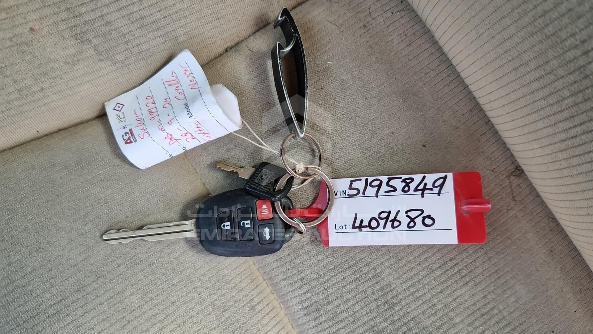 2017 TOYOTA COROLLA VIN: RKLBB9HE2H5195849