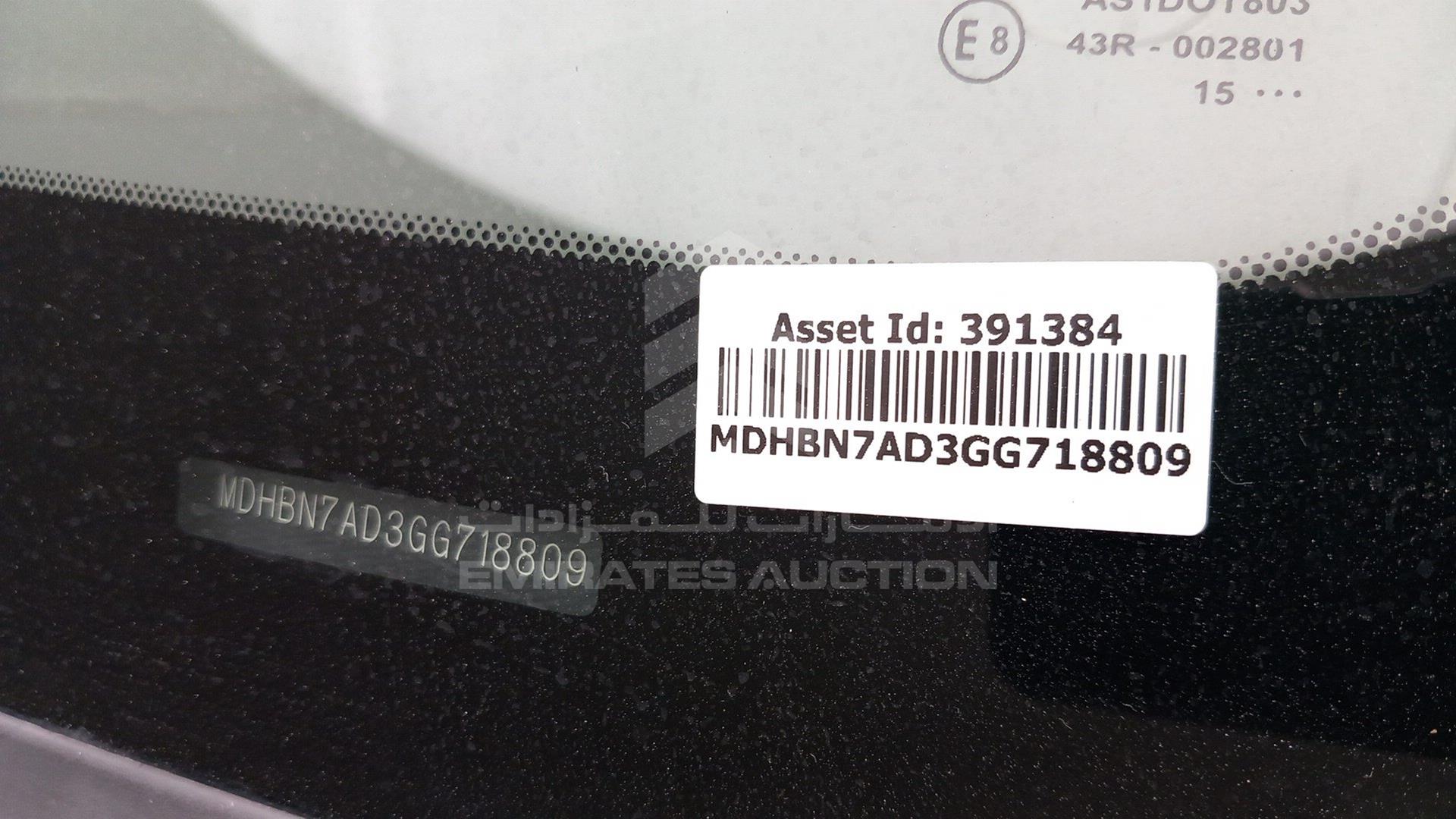 2016 NISSAN SUNNY VIN: MDHBN7AD3GG718809