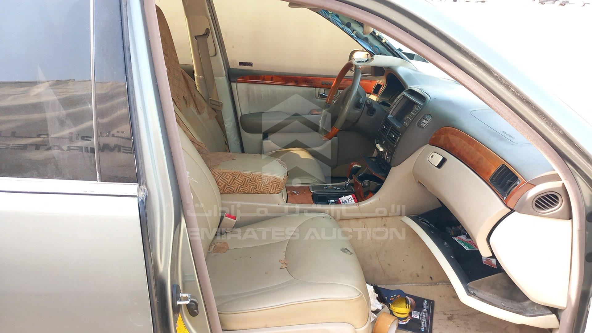 2001 LEXUS LS 430 VIN: JTHBN30FX00017337
