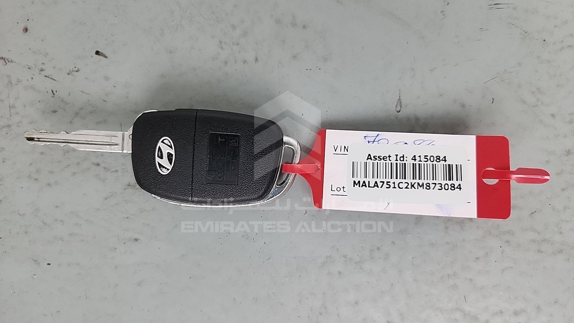 2019 HYUNDAI GRAND I10 VIN: MALA751C2KM873084