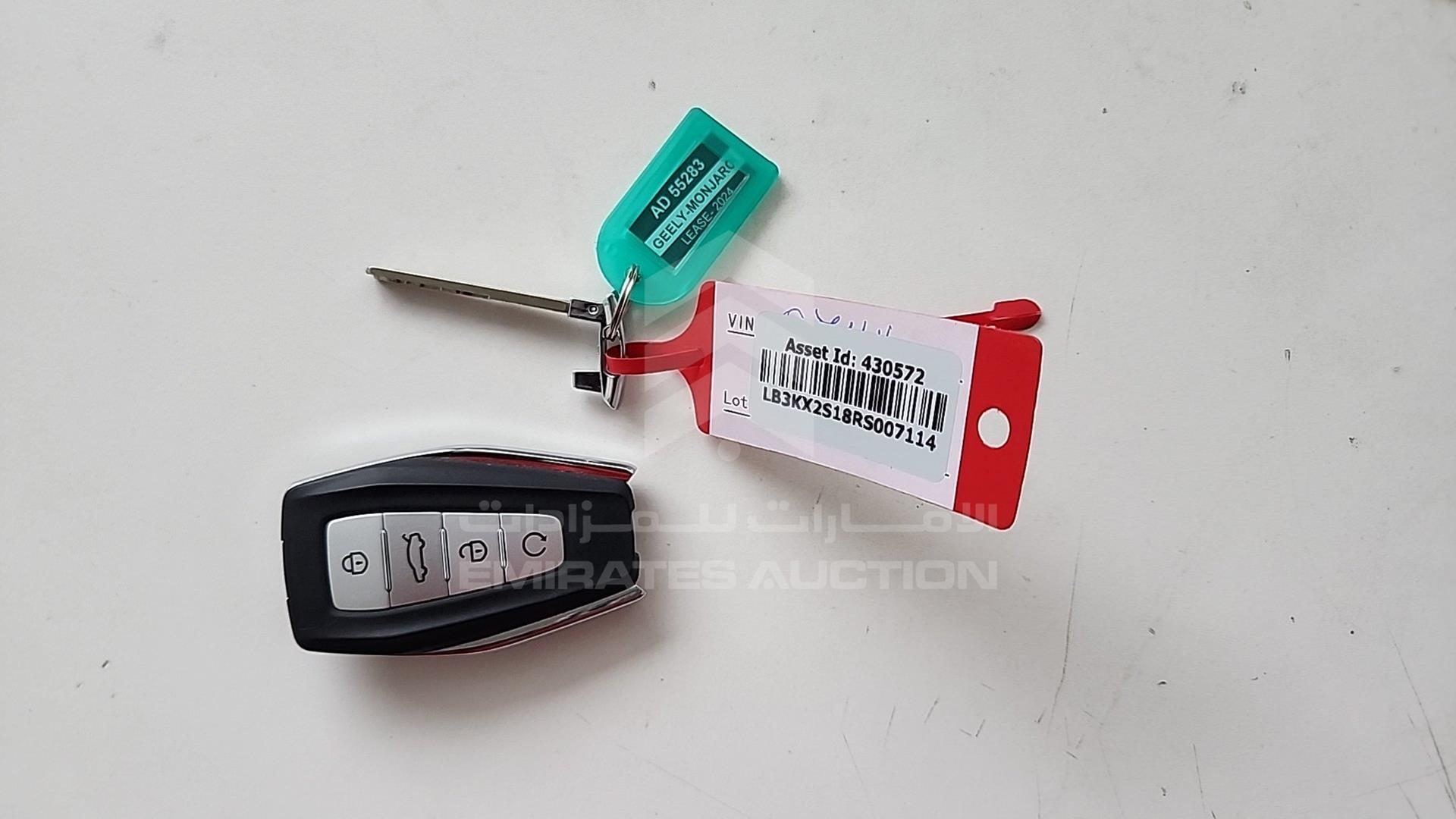 2024 GEELY MONJARO VIN: LB3KX2S18RS007114