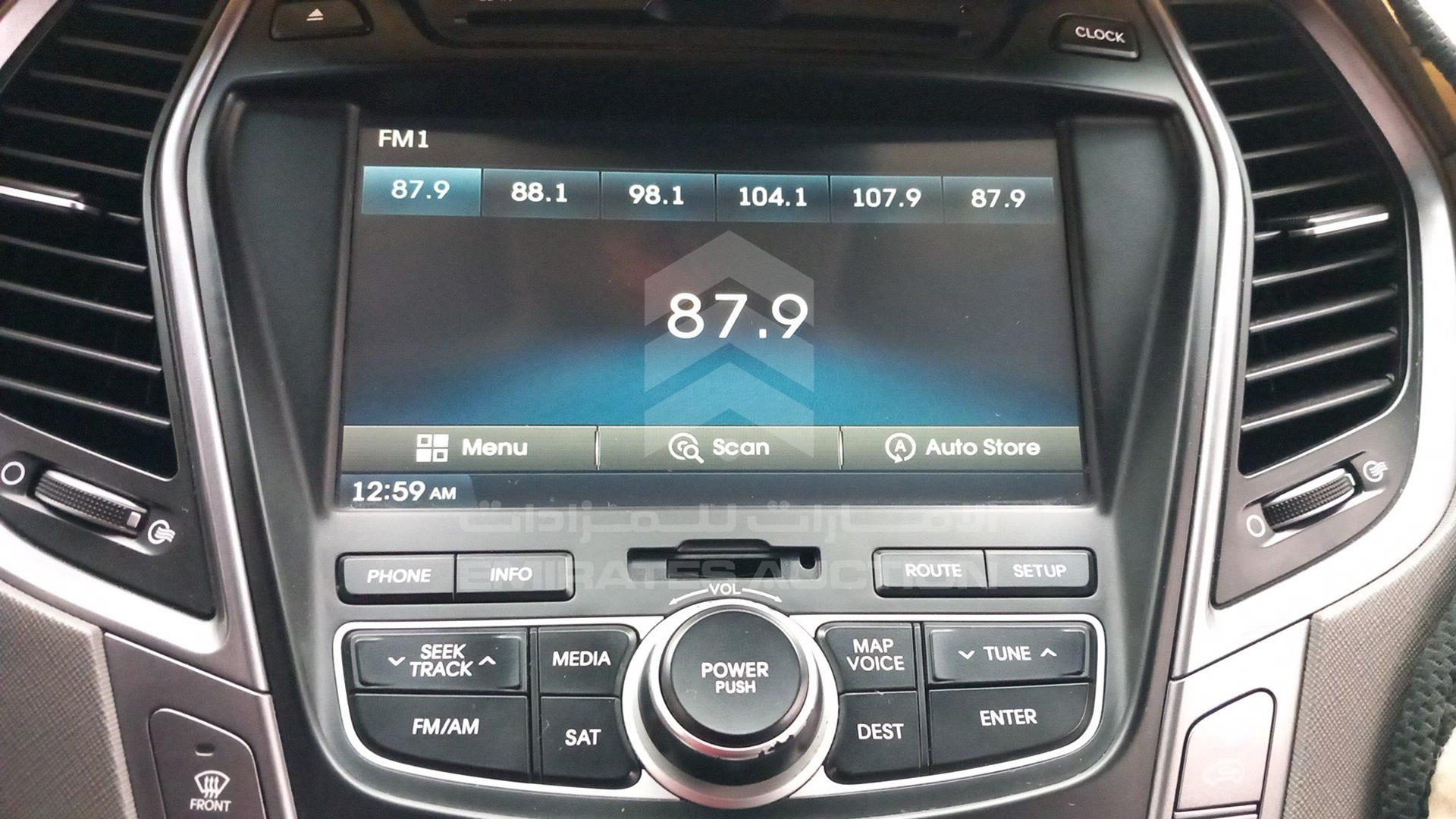 2015 HYUNDAI SANTA FE VIN: KM8SR4HFXFU097218