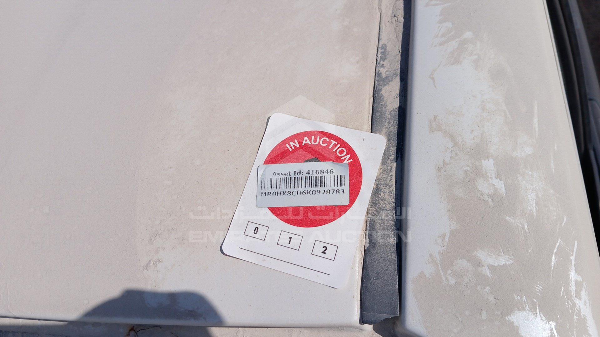 2019 TOYOTA HILUX VIN: MR0HX8CD6K0928783