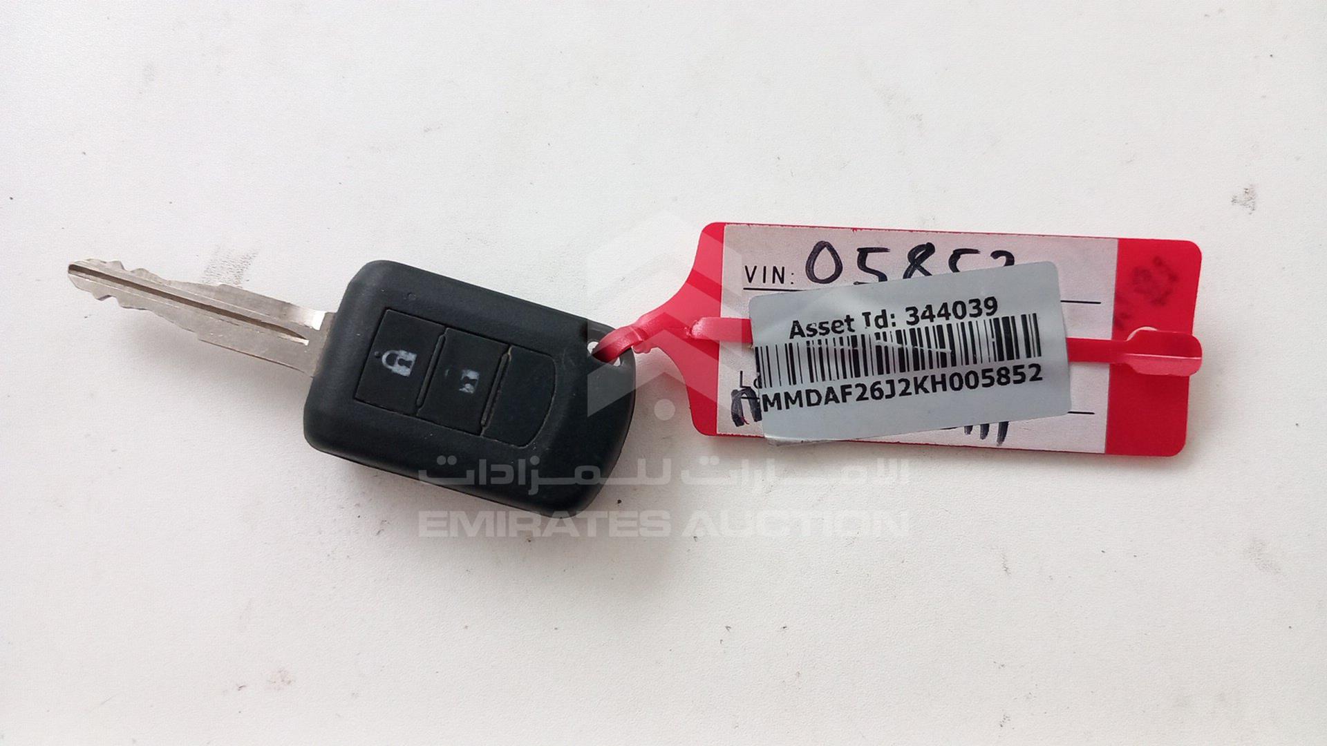 2019 MITSUBISHI ATTRAGE VIN: MMDAF26J2KH005852