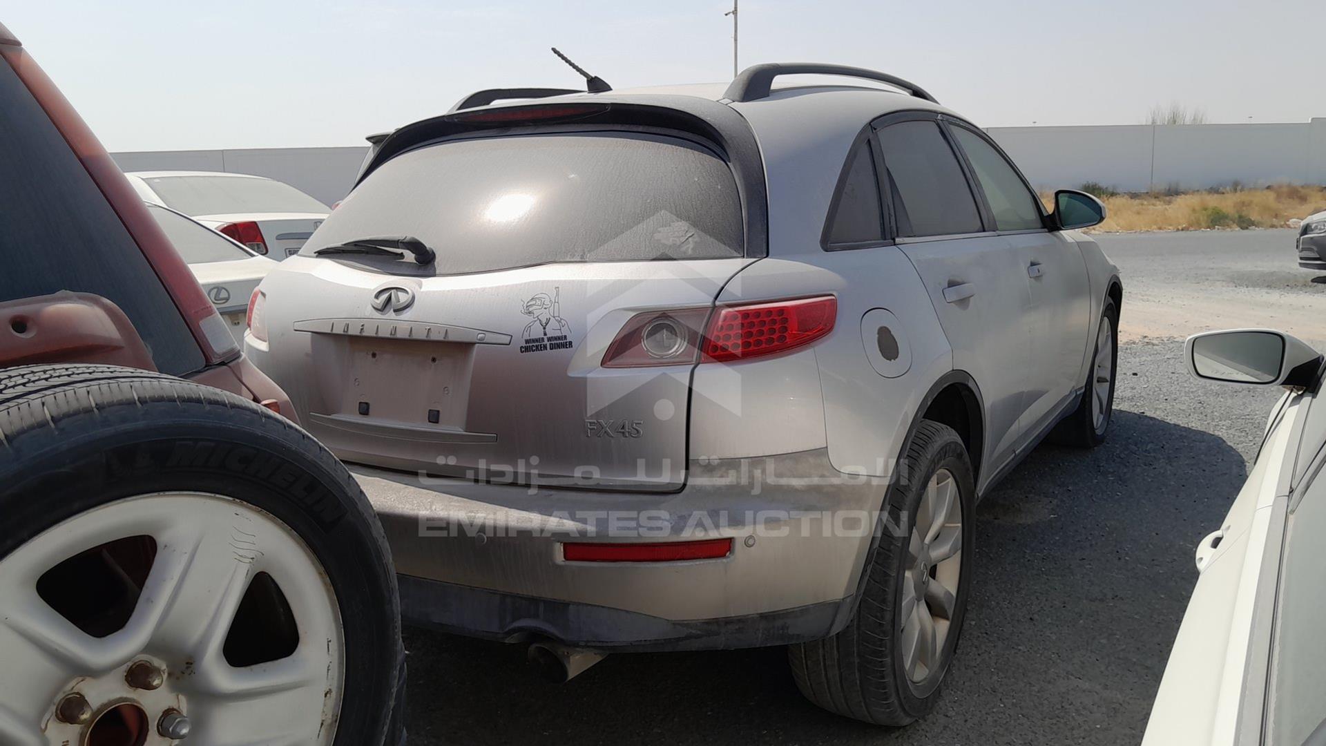 2003 INFINITI FX 45 VIN: JNRBS08W93X401327