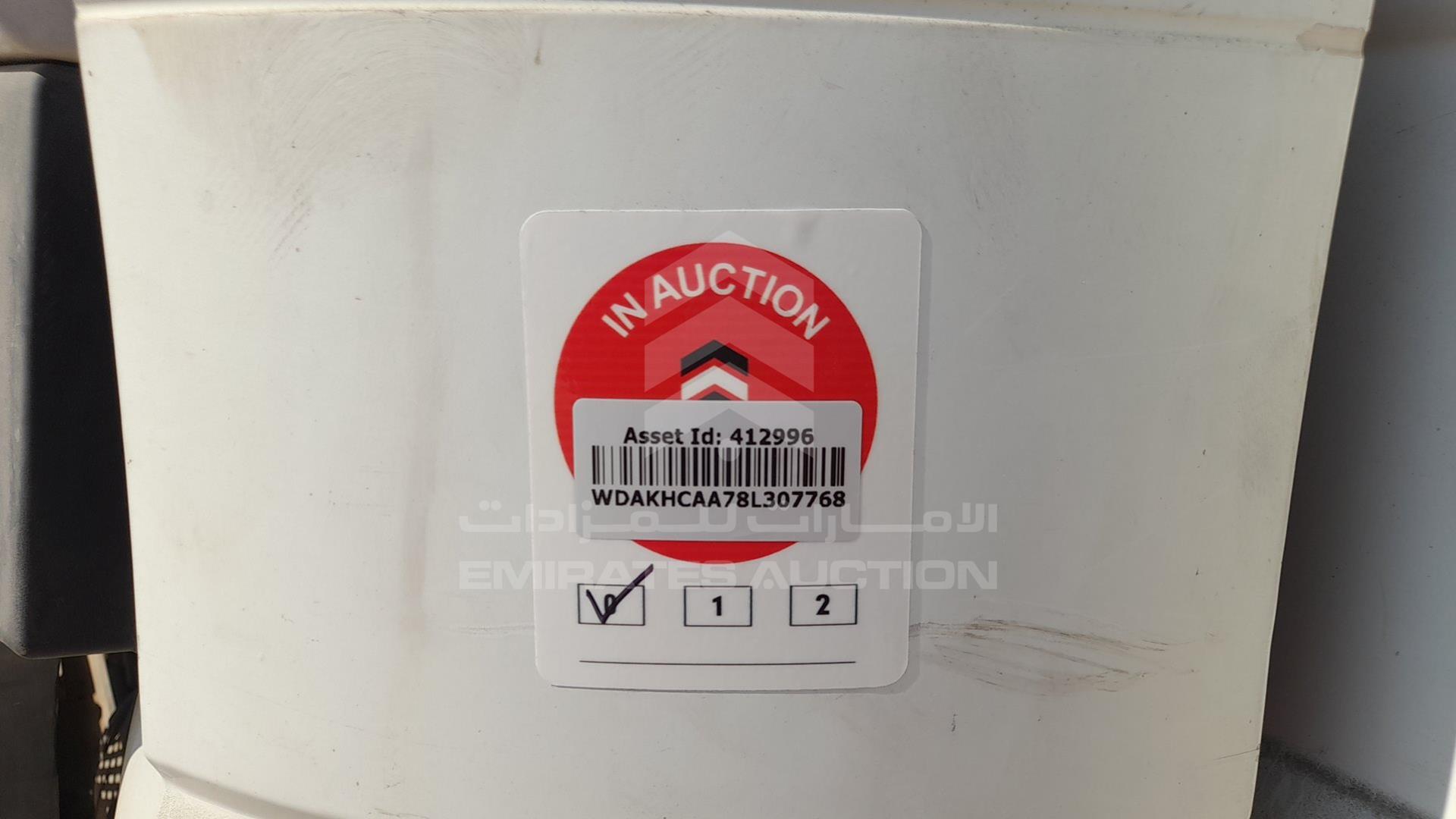 2008 MERCEDES ACTROS VIN: WDAKHCAA78L307768