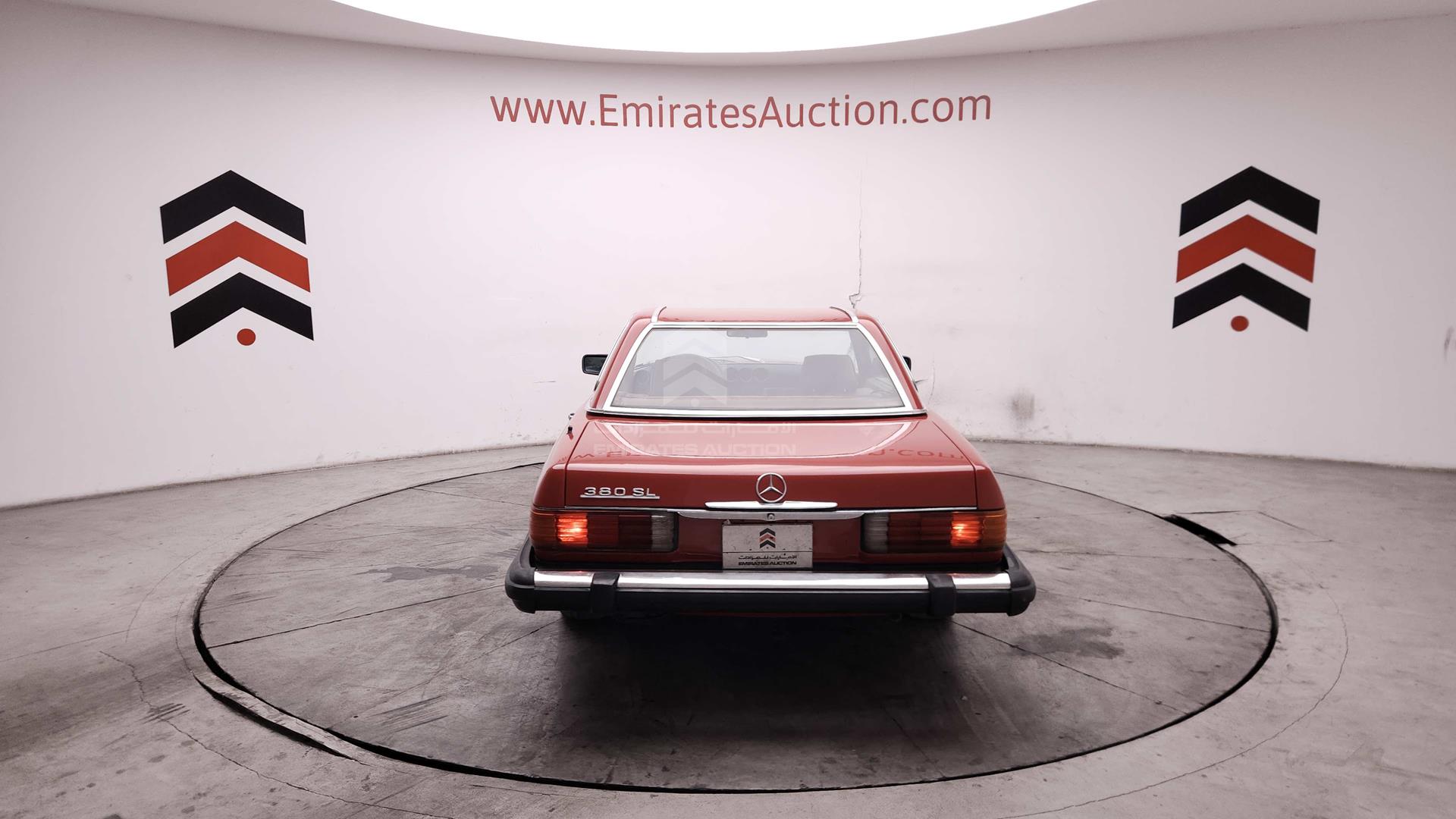 1981 MERCEDES SL 380 VIN: WDBBA45A8BB001658