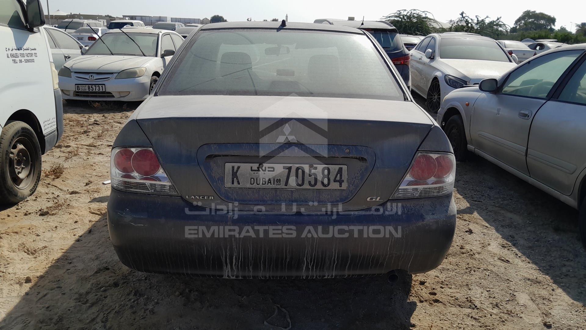 2007 MITSUBISHI LANCER VIN: JMYSRCS1A7U736910