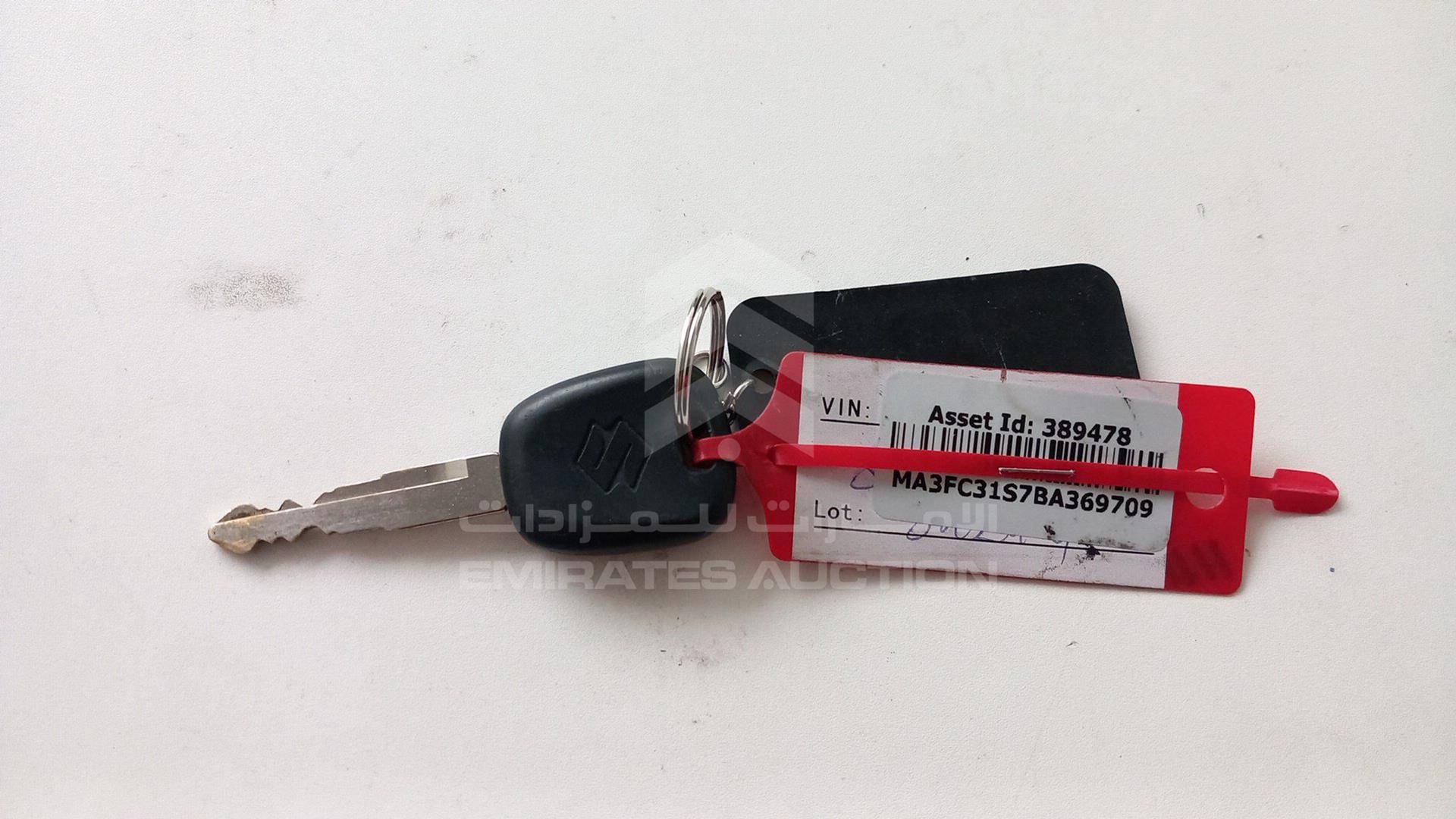 2011 SUZUKI CELERIO VIN: MA3FC31S7BA369709